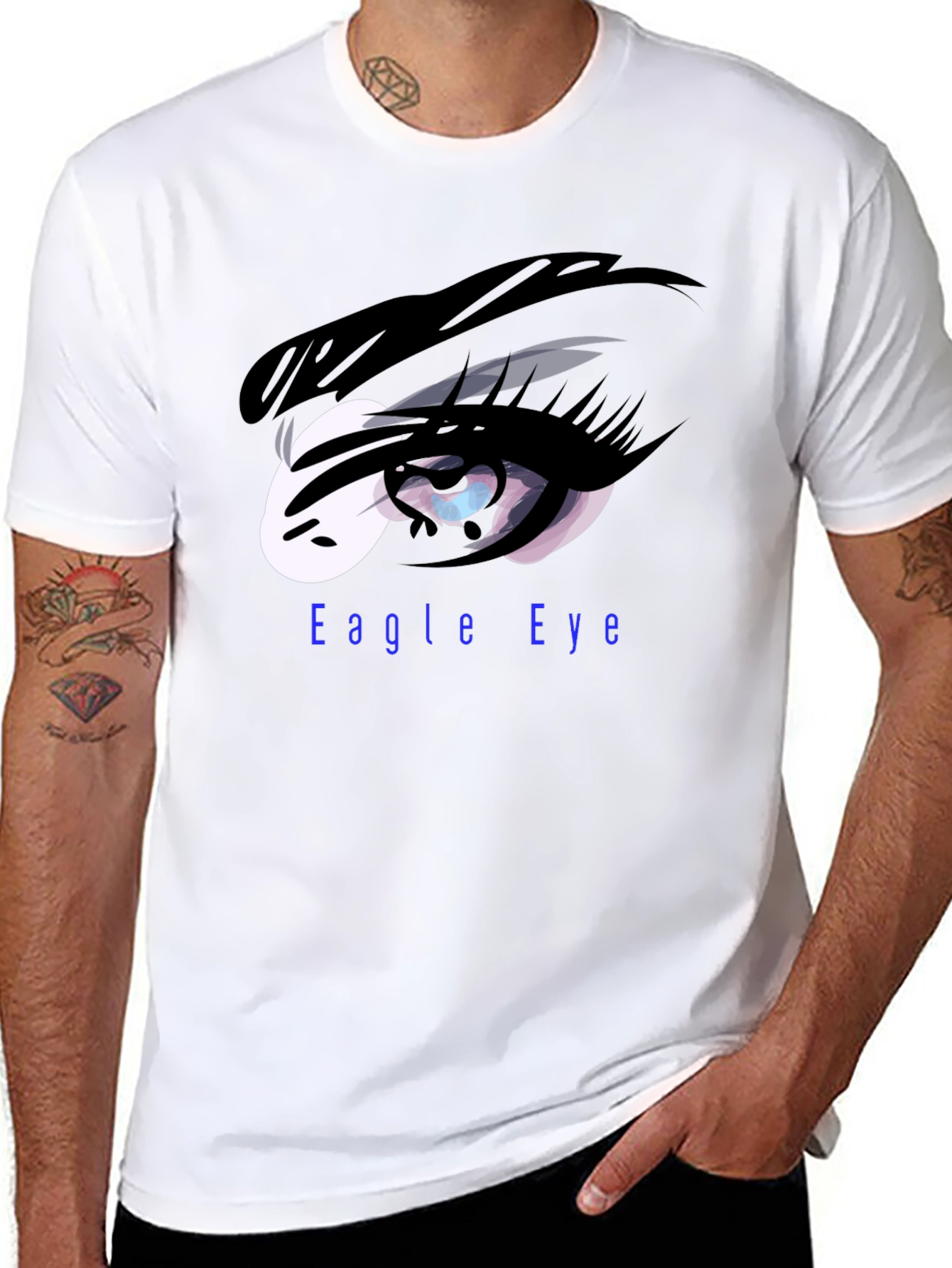 Eagle Eye Graphic T-Shirt - Black