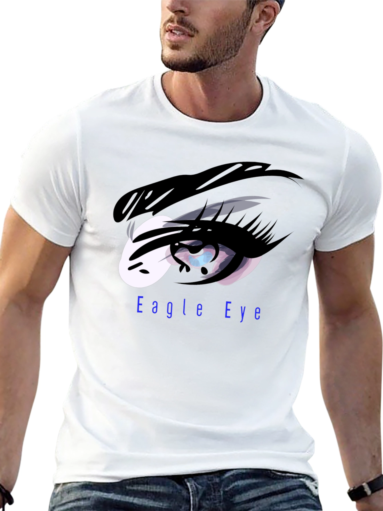 Eagle Eye Graphic T-Shirt - Black