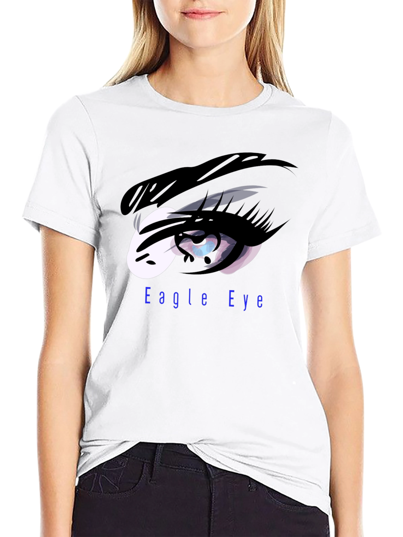 Eagle Eye Graphic T-Shirt - Black