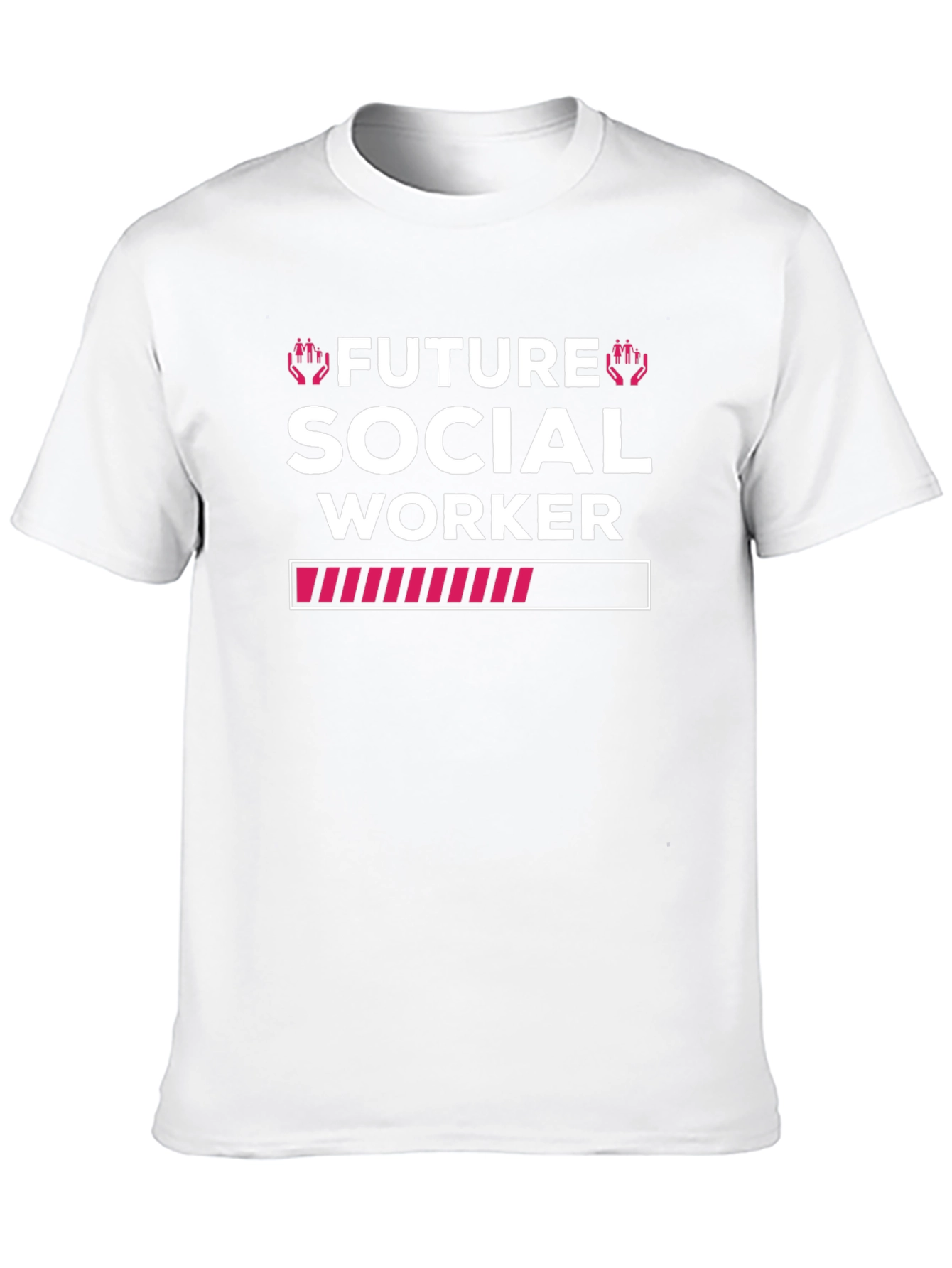 Future Social Worker T-Shirt - Loading Bar Design