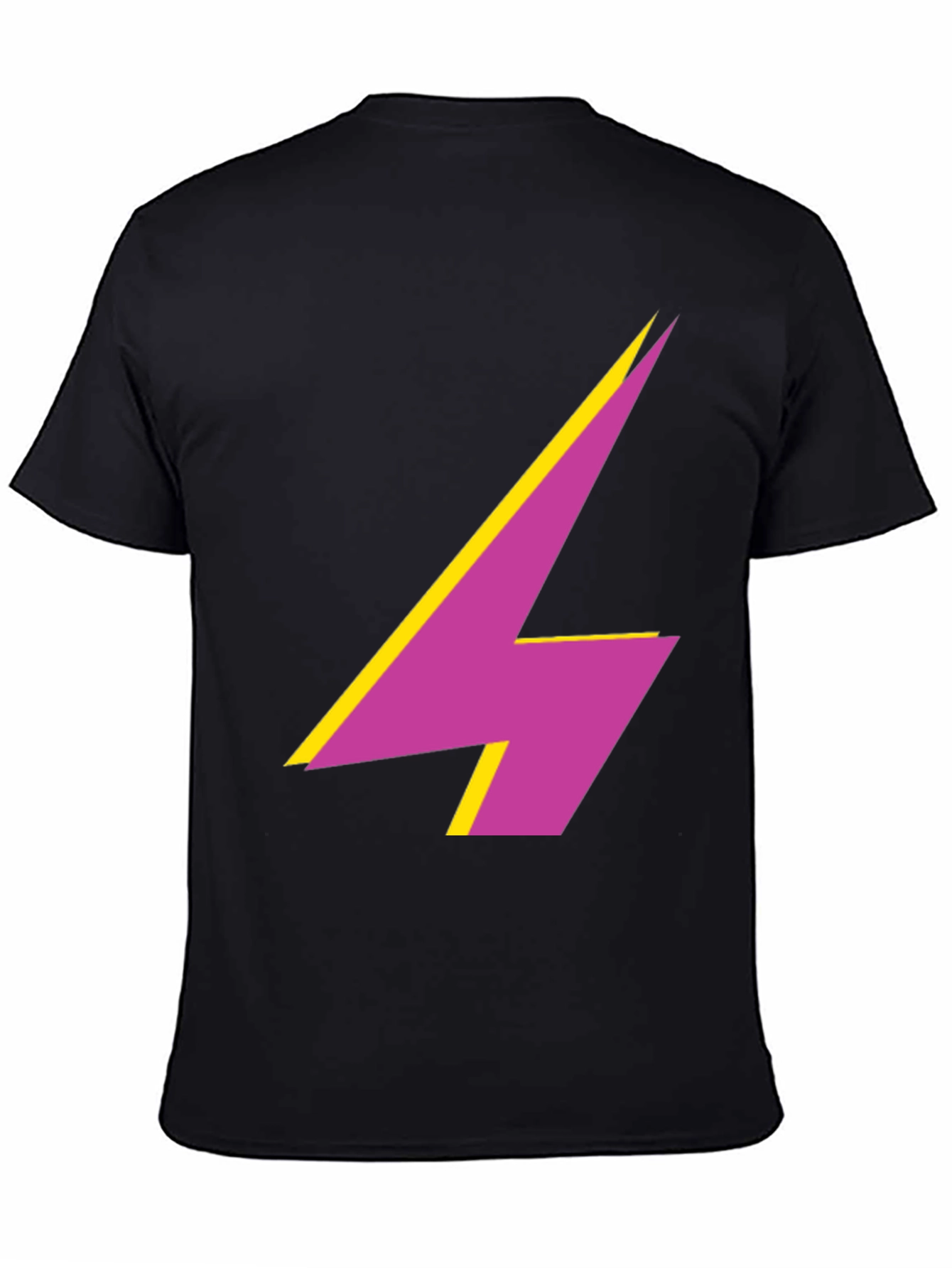 Bold Lightning Bolt Graphic Tee - Modern Style