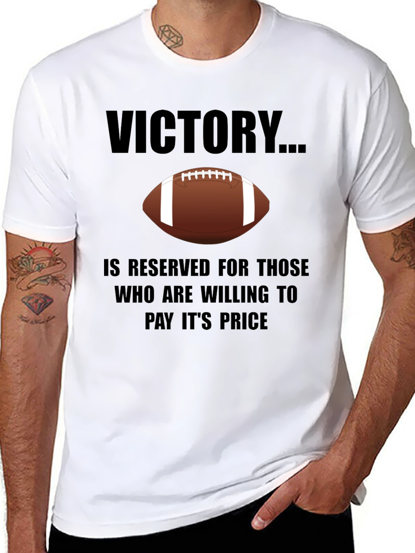 Victory Football Graphic Tee
