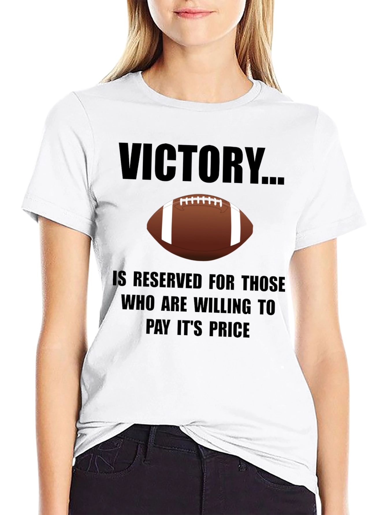Victory Football Graphic Tee