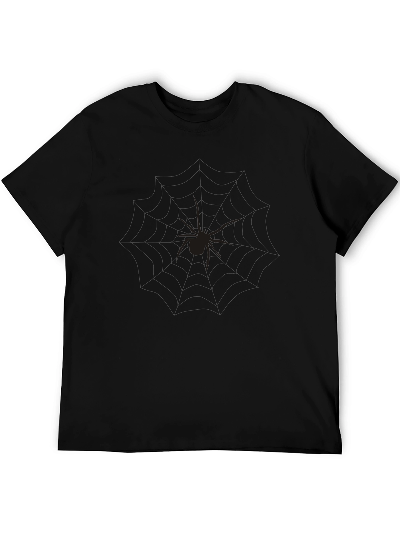 Black Spider Graphic T-Shirt - Modern Casual Style