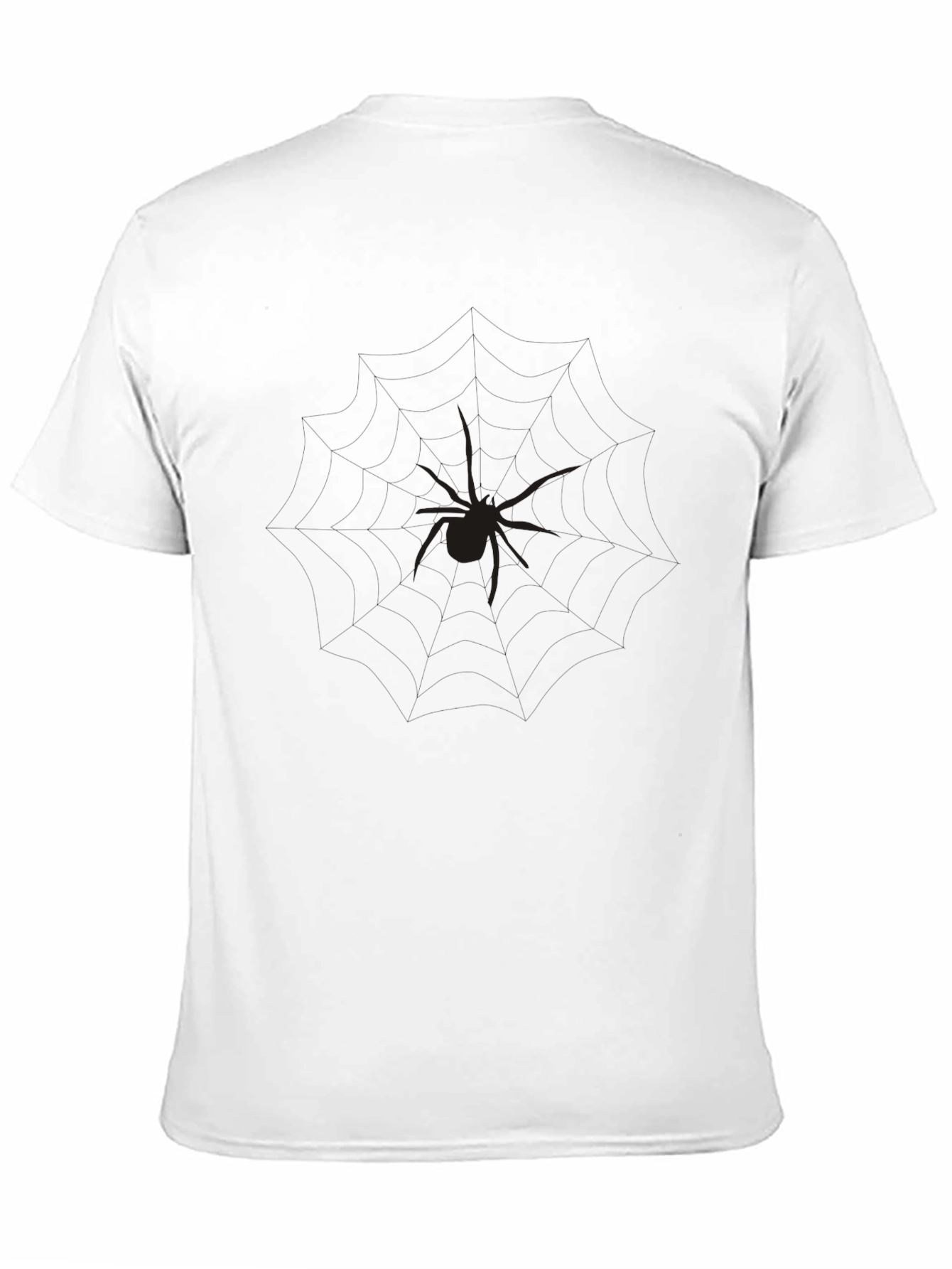 Black Spider Graphic T-Shirt - Modern Casual Style