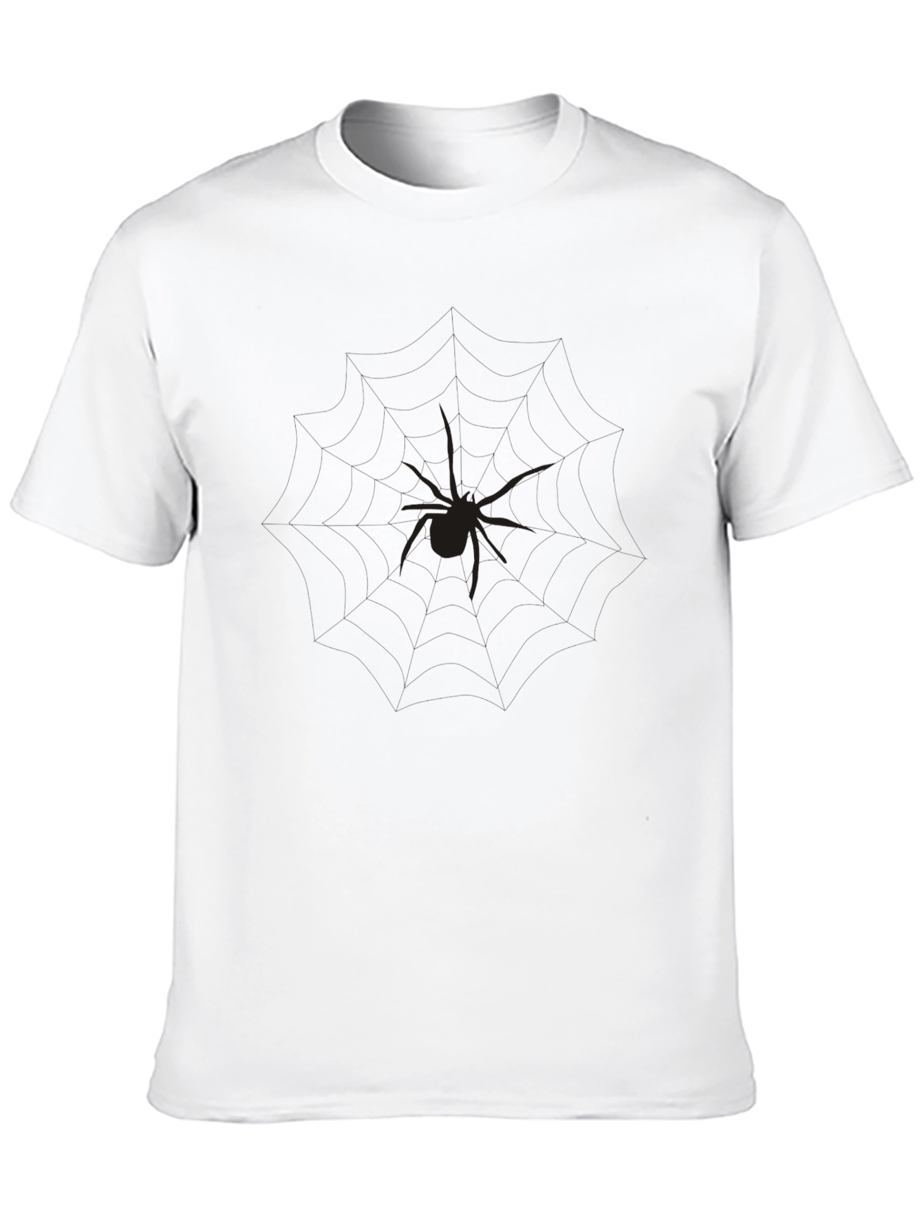 Black Spider Graphic T-Shirt - Modern Casual Style