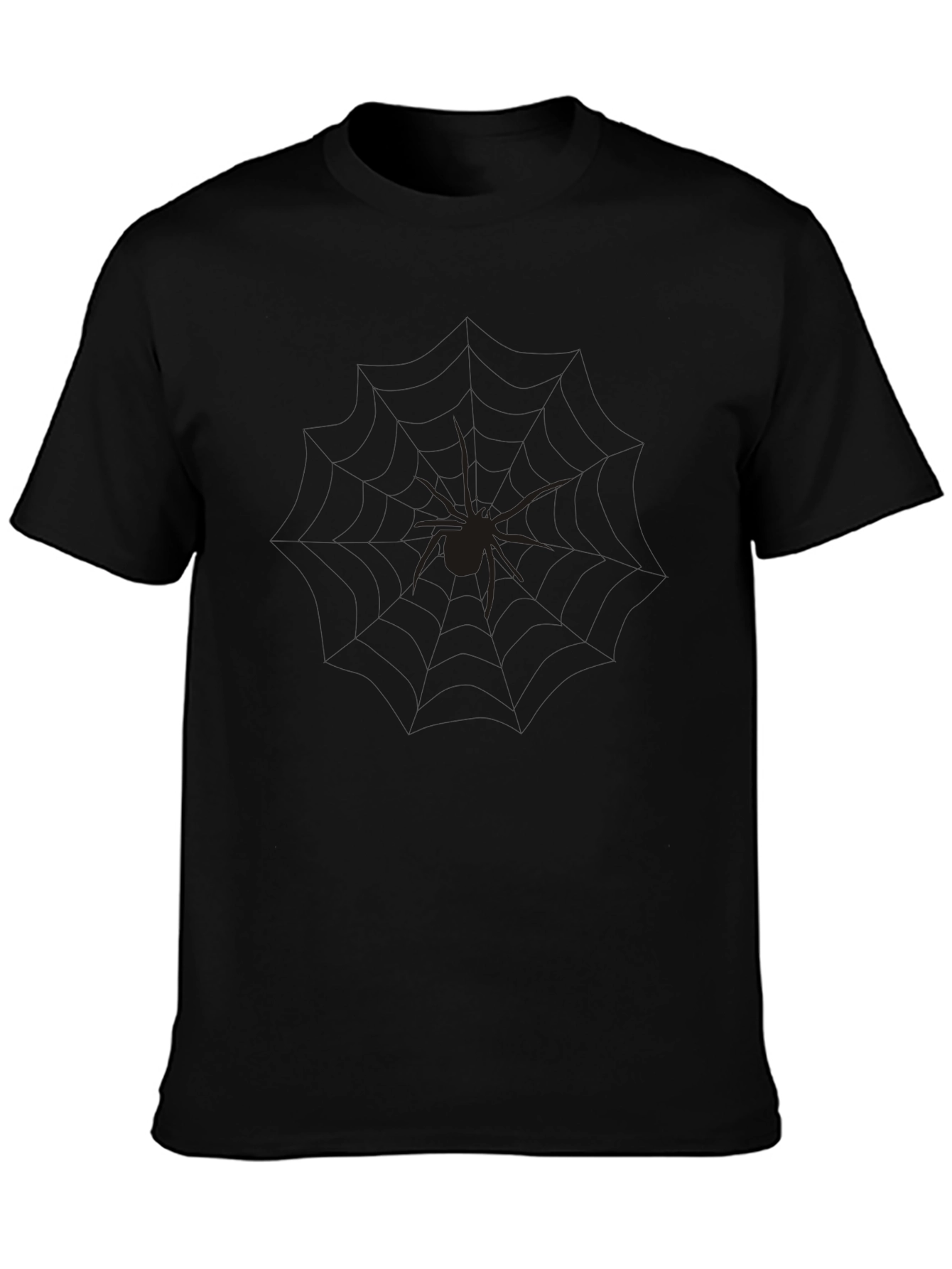 Black Spider Graphic T-Shirt - Modern Casual Style