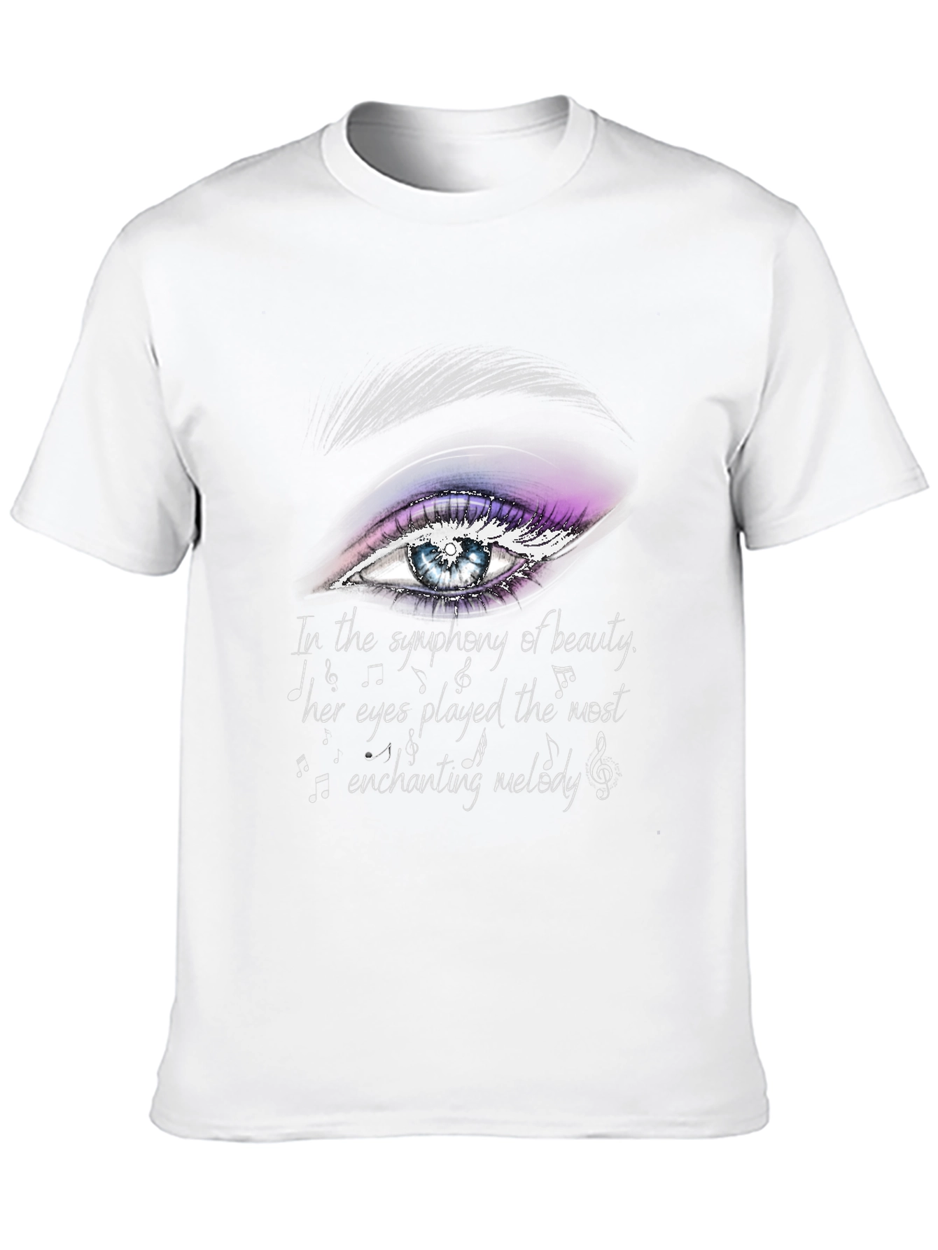 Eye & Melody Graphic T-Shirt - Expressive Art Tee