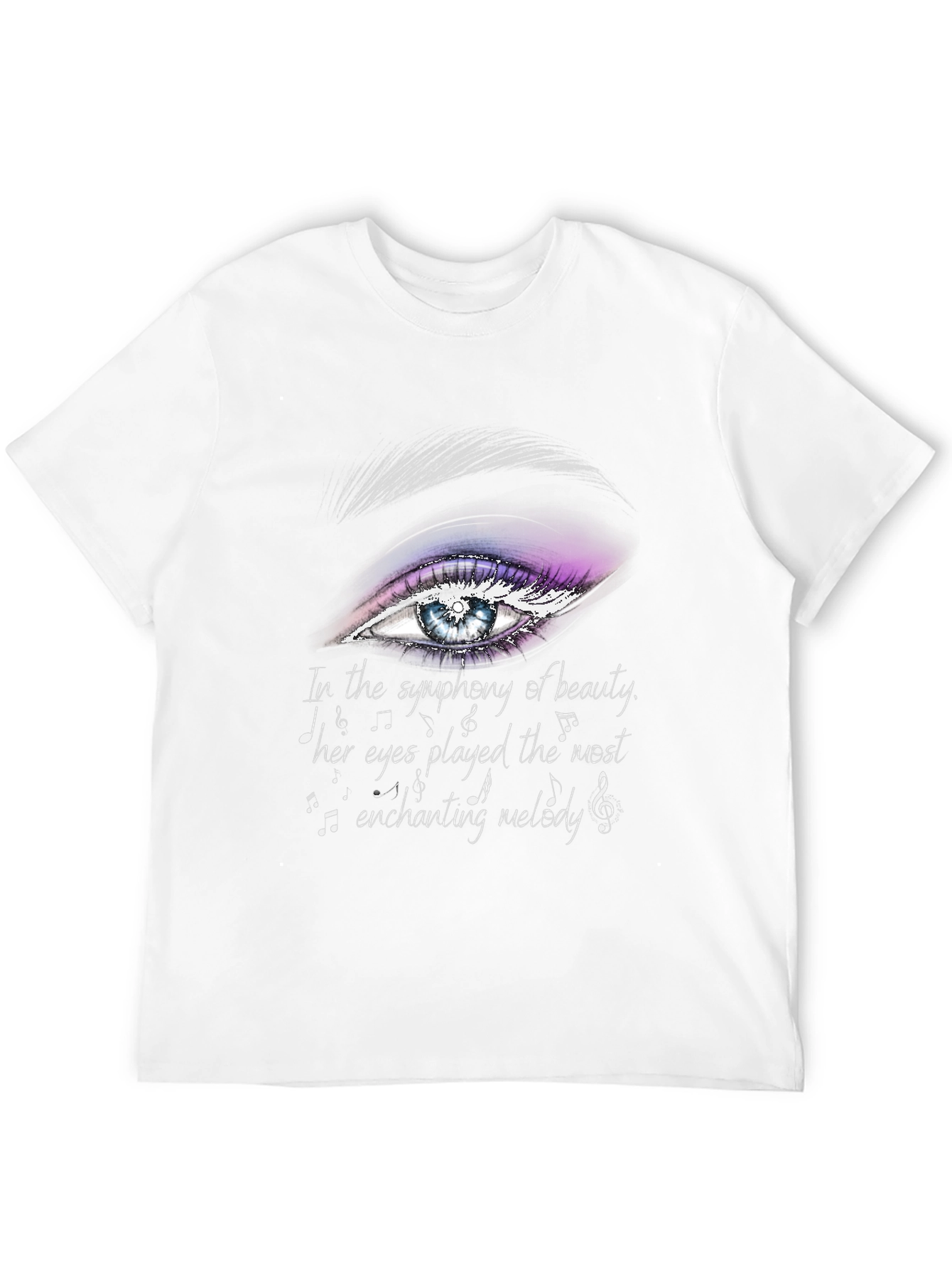 Eye & Melody Graphic T-Shirt - Expressive Art Tee