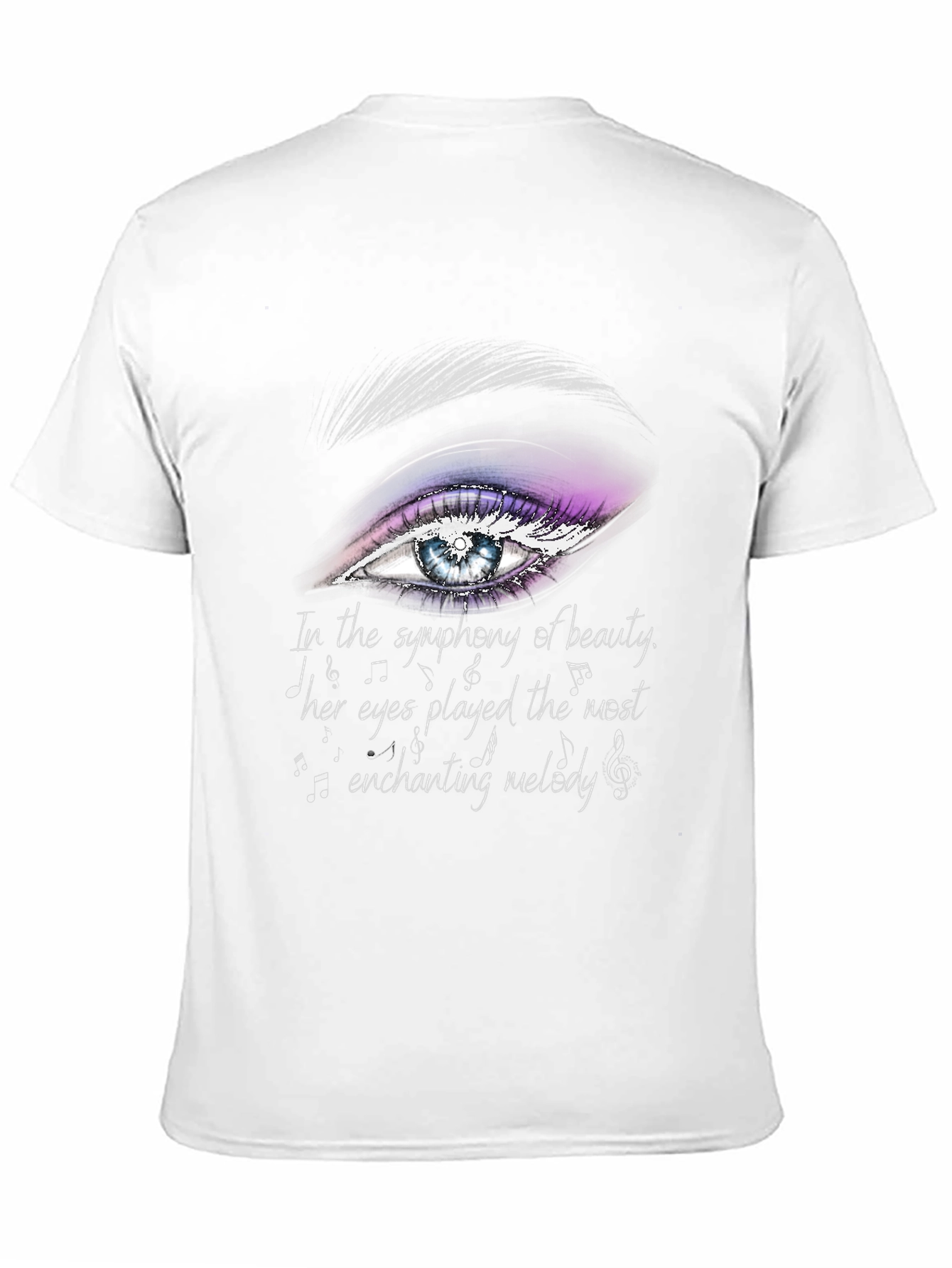 Eye & Melody Graphic T-Shirt - Expressive Art Tee