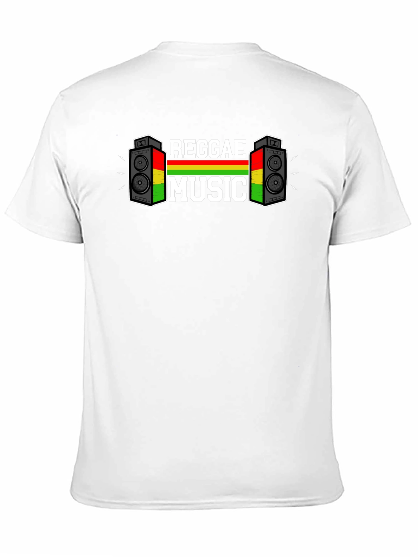 Reggae Music Graphic Print T-Shirt