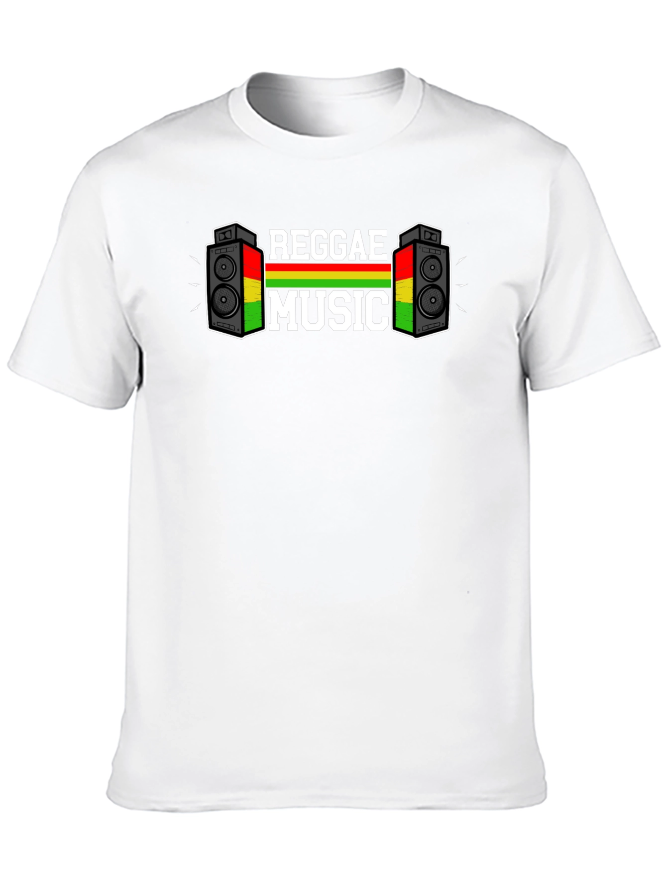 Reggae Music Graphic Print T-Shirt