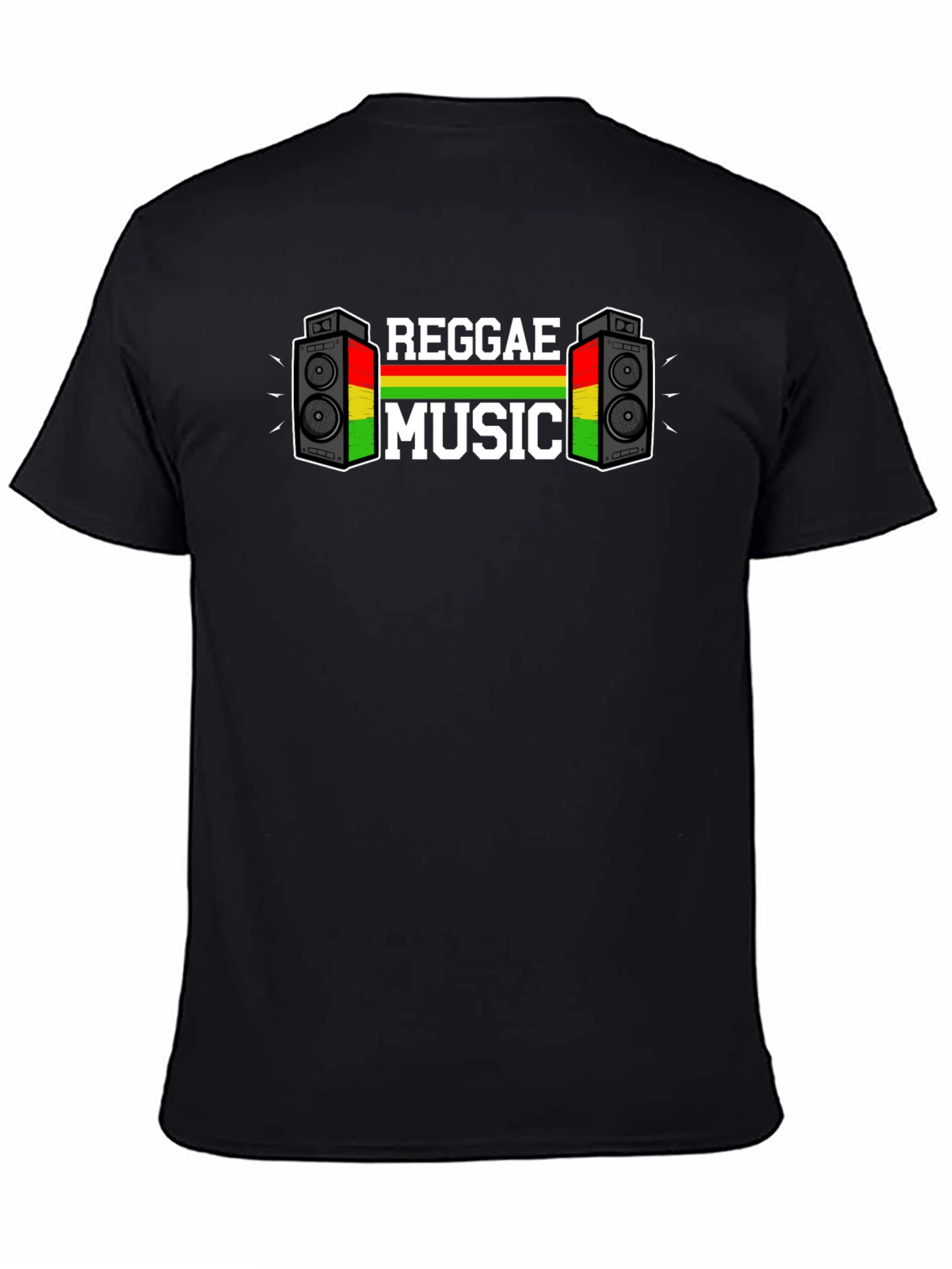 Reggae Music Graphic Print T-Shirt