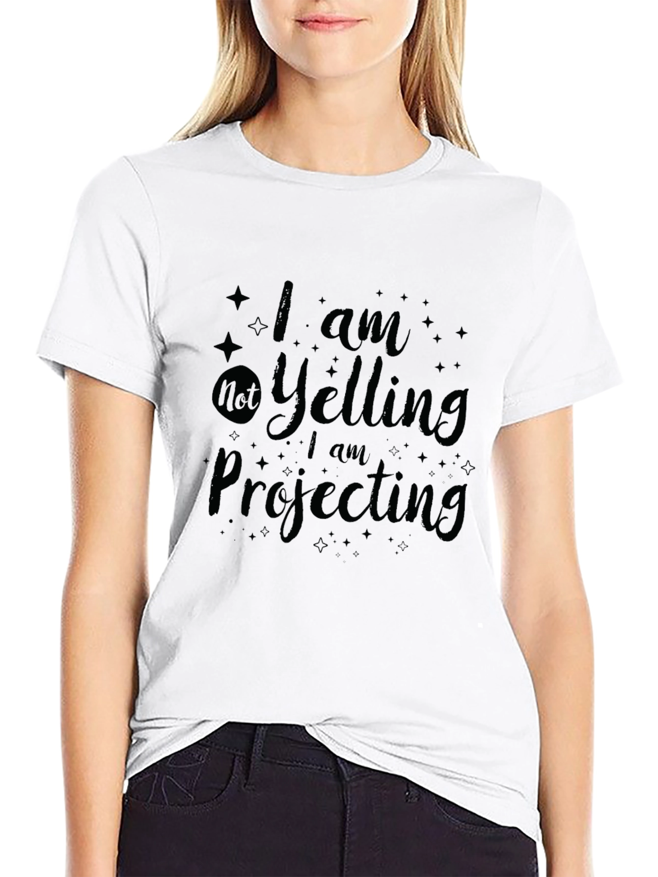 Humorous Graphic Tee - I am Projecting