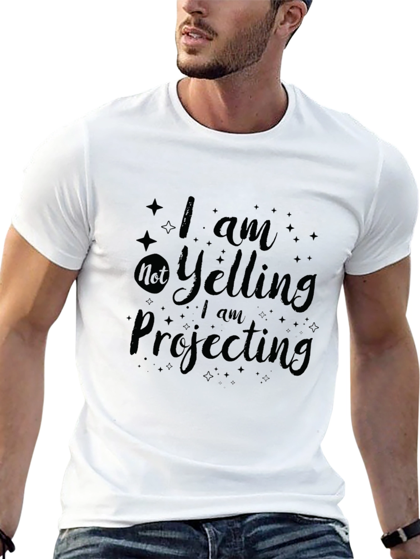 Humorous Graphic Tee - I am Projecting
