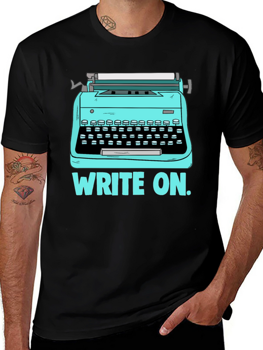 Write On Typewriter Graphic T-Shirt