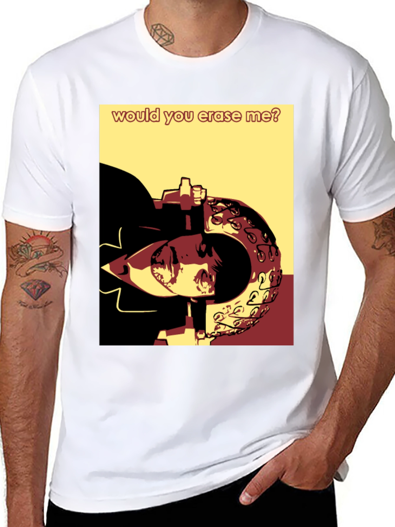 Would You Erase Me Graphic Tee
