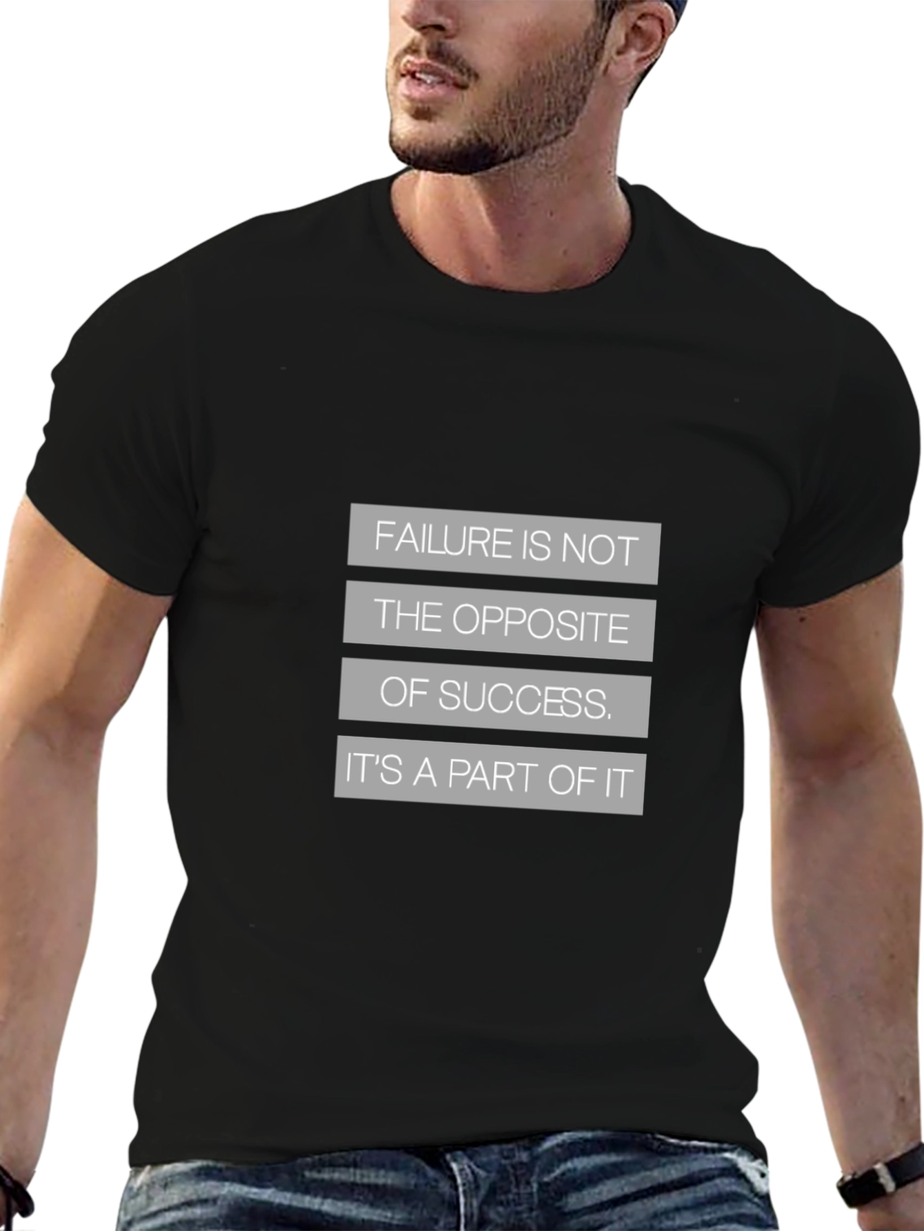 Inspirational Quote T-Shirt - Failure is Part of Success