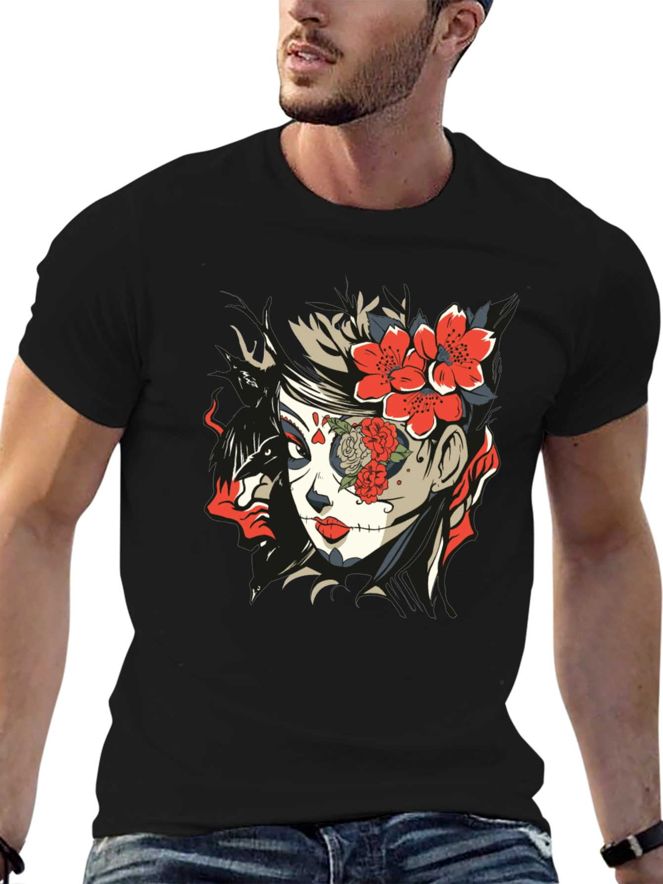 Day of the Dead Womans Graphic Tee