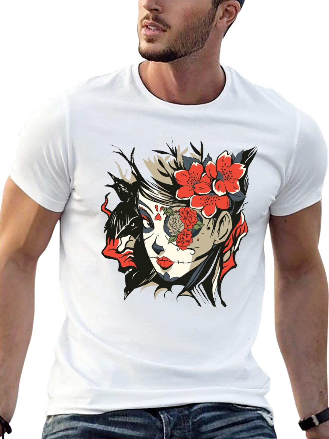 Day of the Dead Womans Graphic Tee