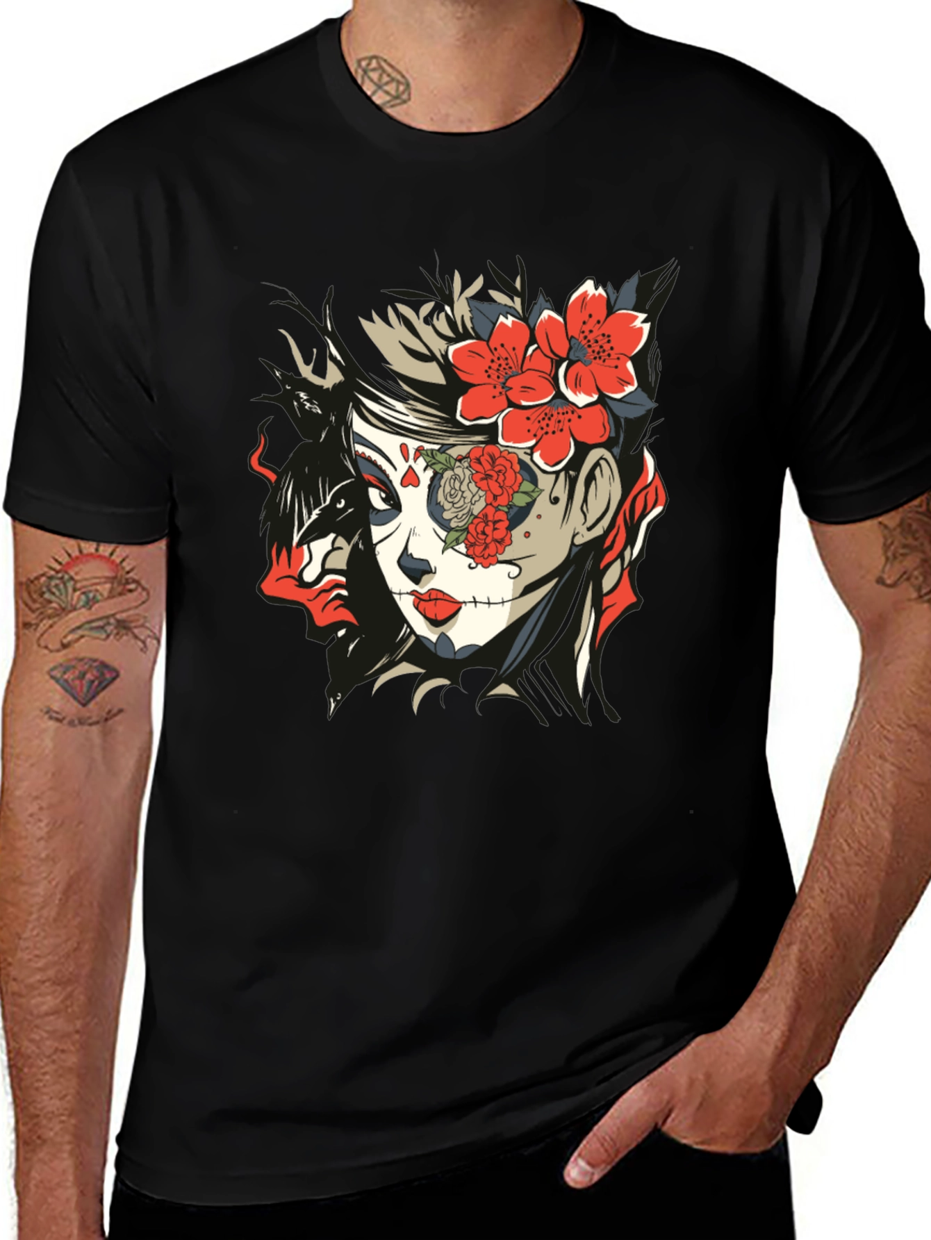 Day of the Dead Womans Graphic Tee
