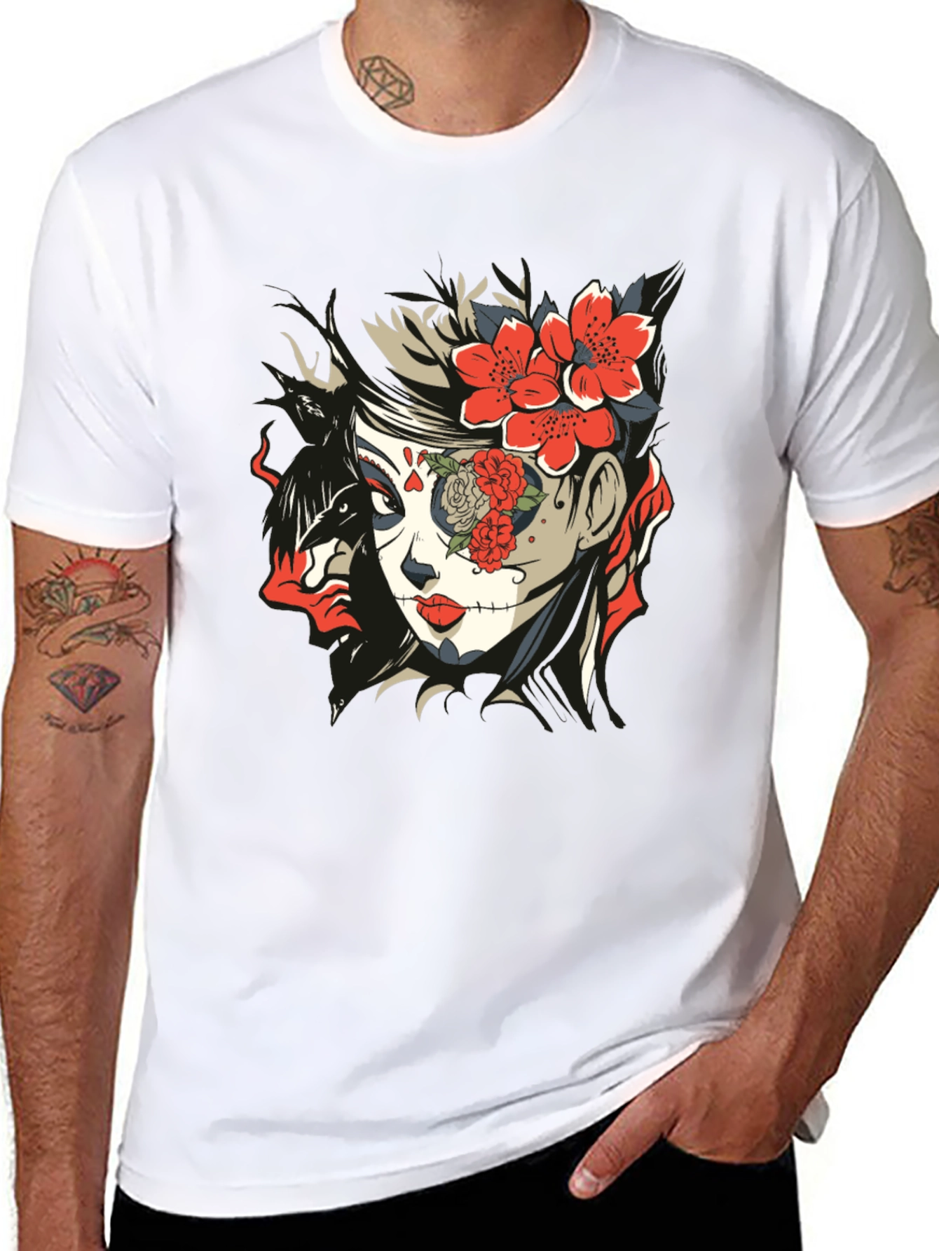 Day of the Dead Womans Graphic Tee