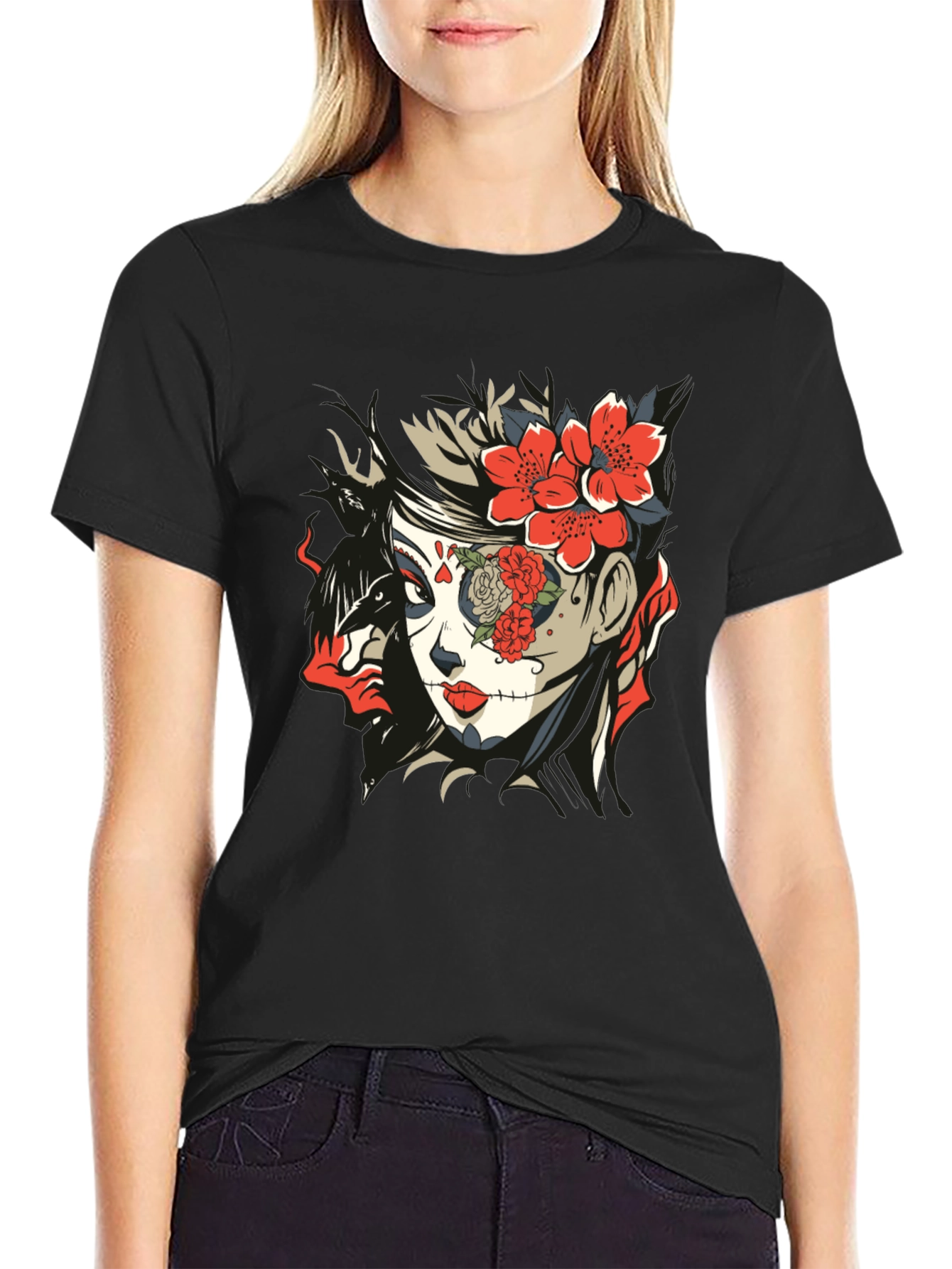 Day of the Dead Womans Graphic Tee