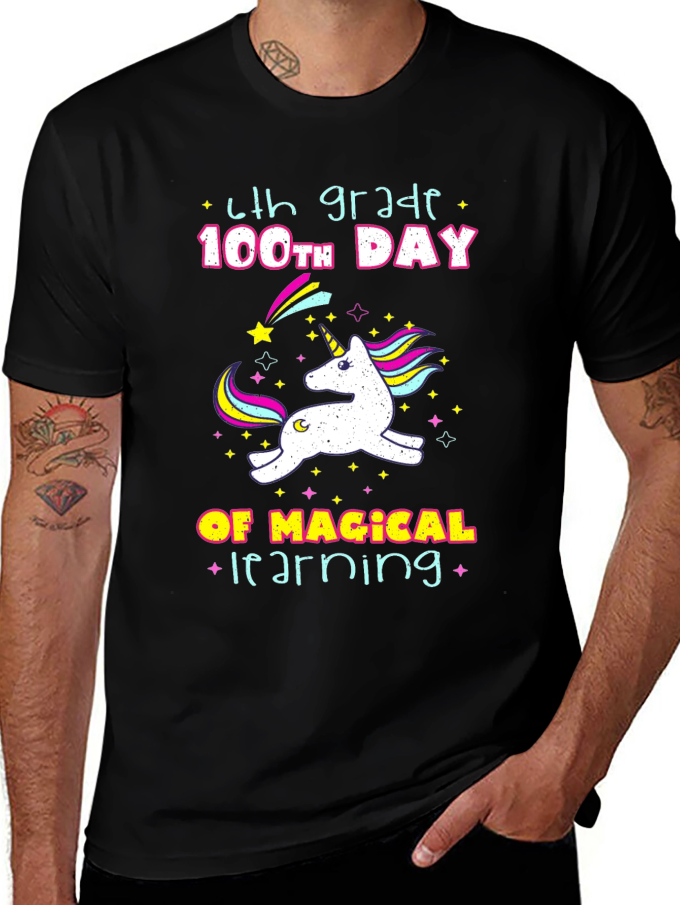 100th Day of School Unicorn T-Shirt