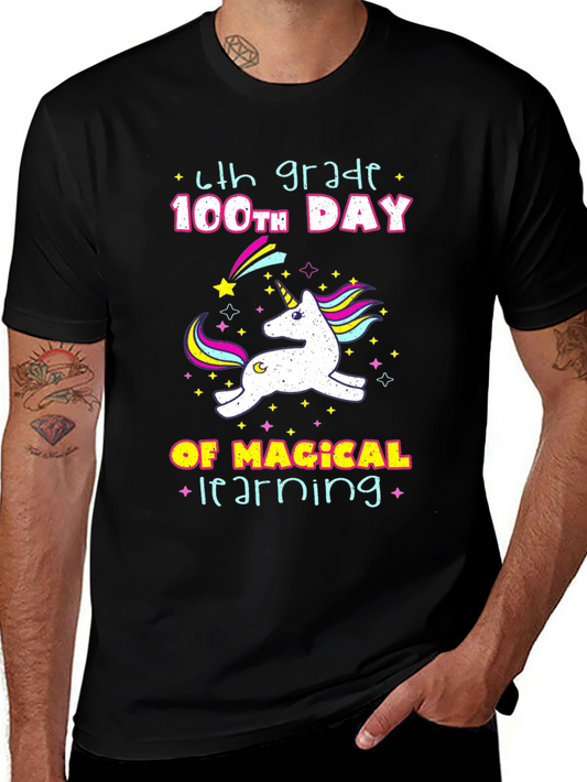 100th Day of School Unicorn T-Shirt
