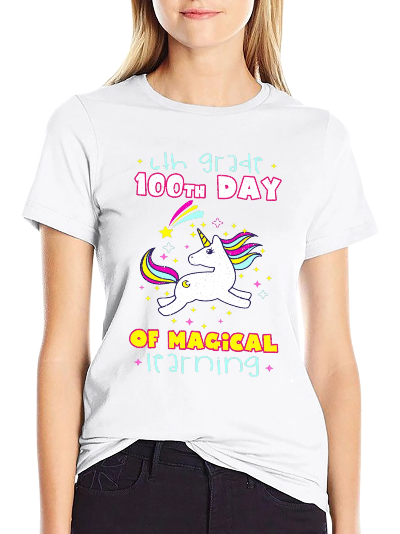 100th Day of School Unicorn T-Shirt