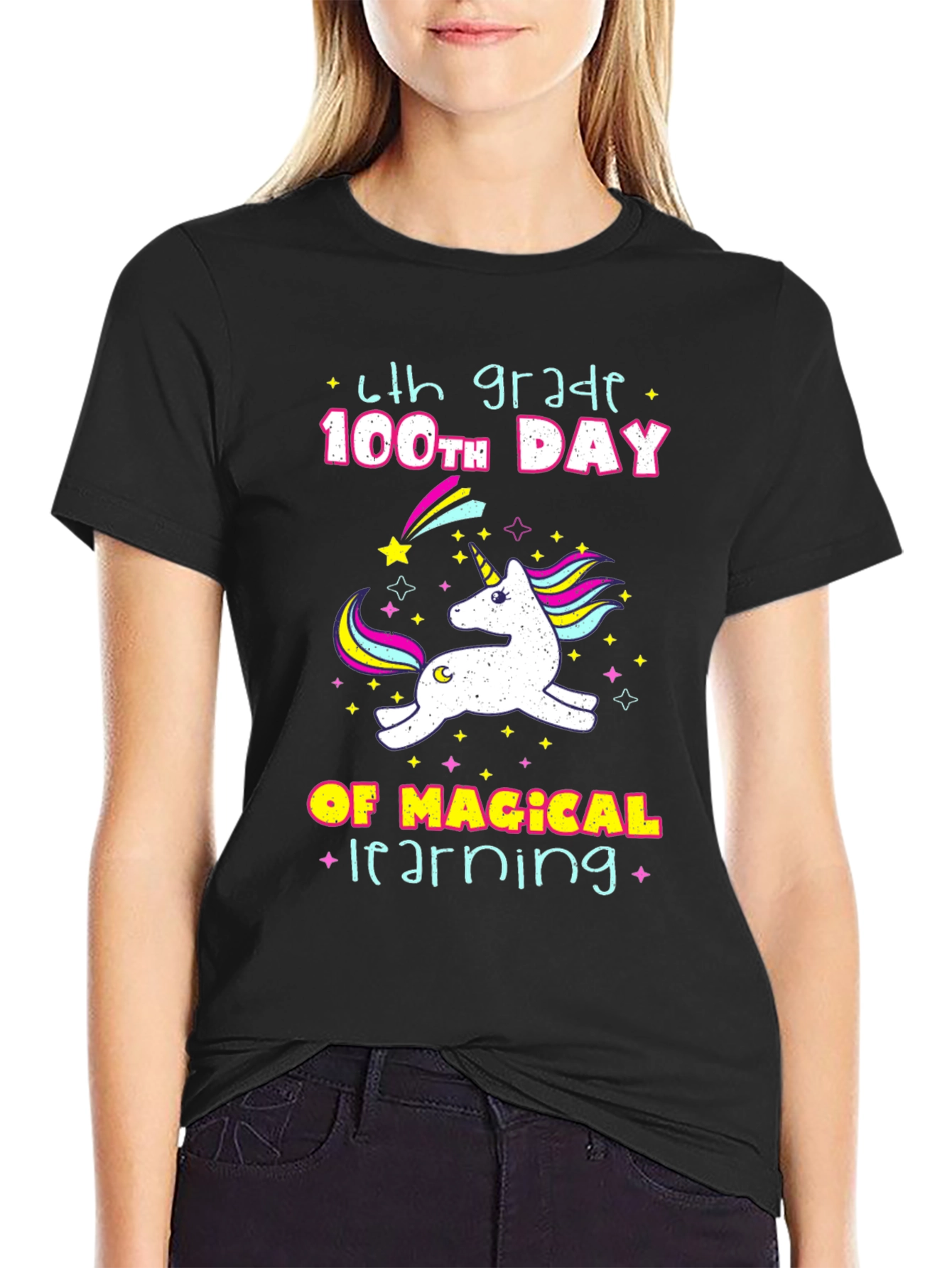 100th Day of School Unicorn T-Shirt