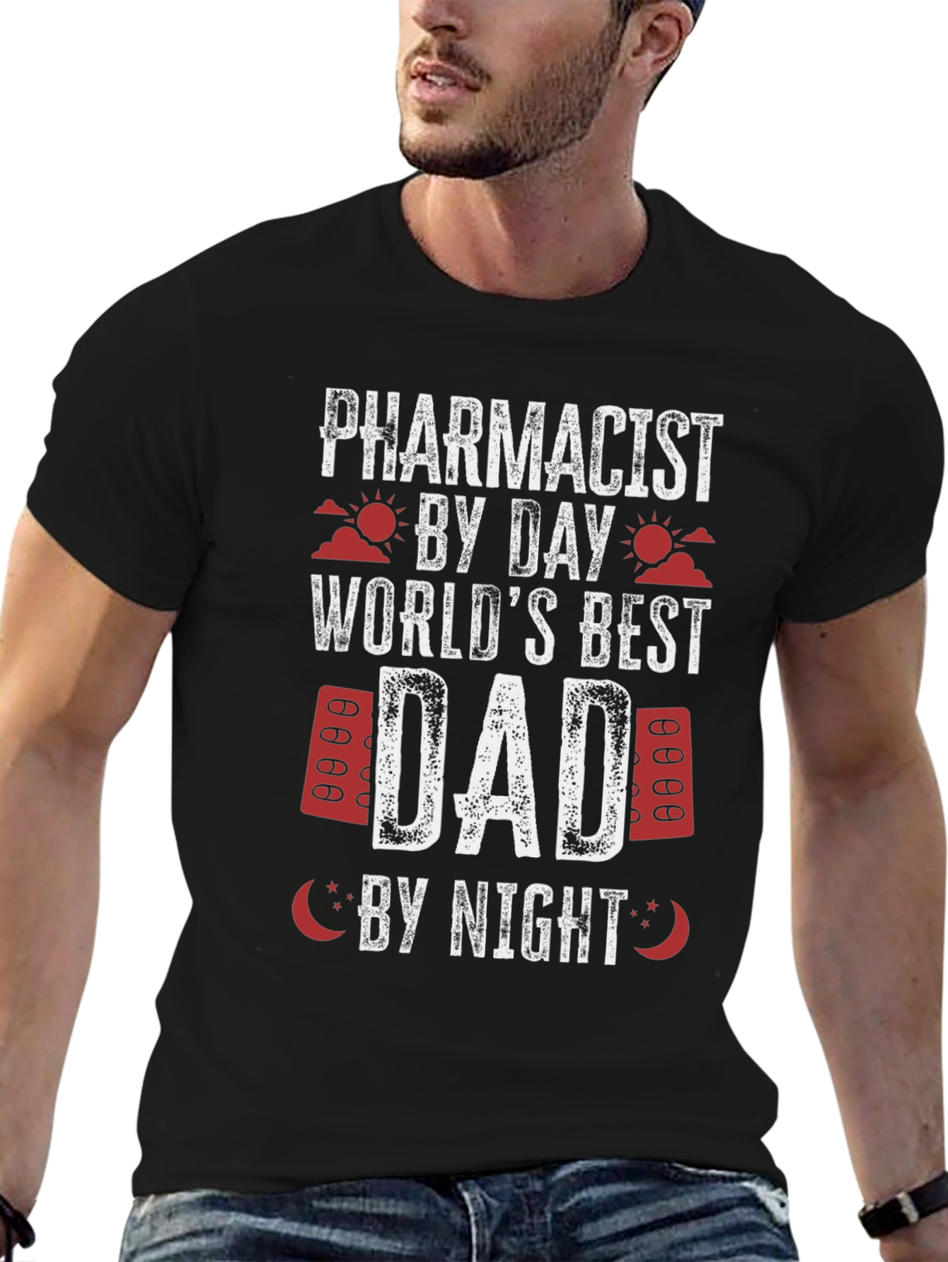 Pharmacist Dad T-Shirt - Best Dad Ever