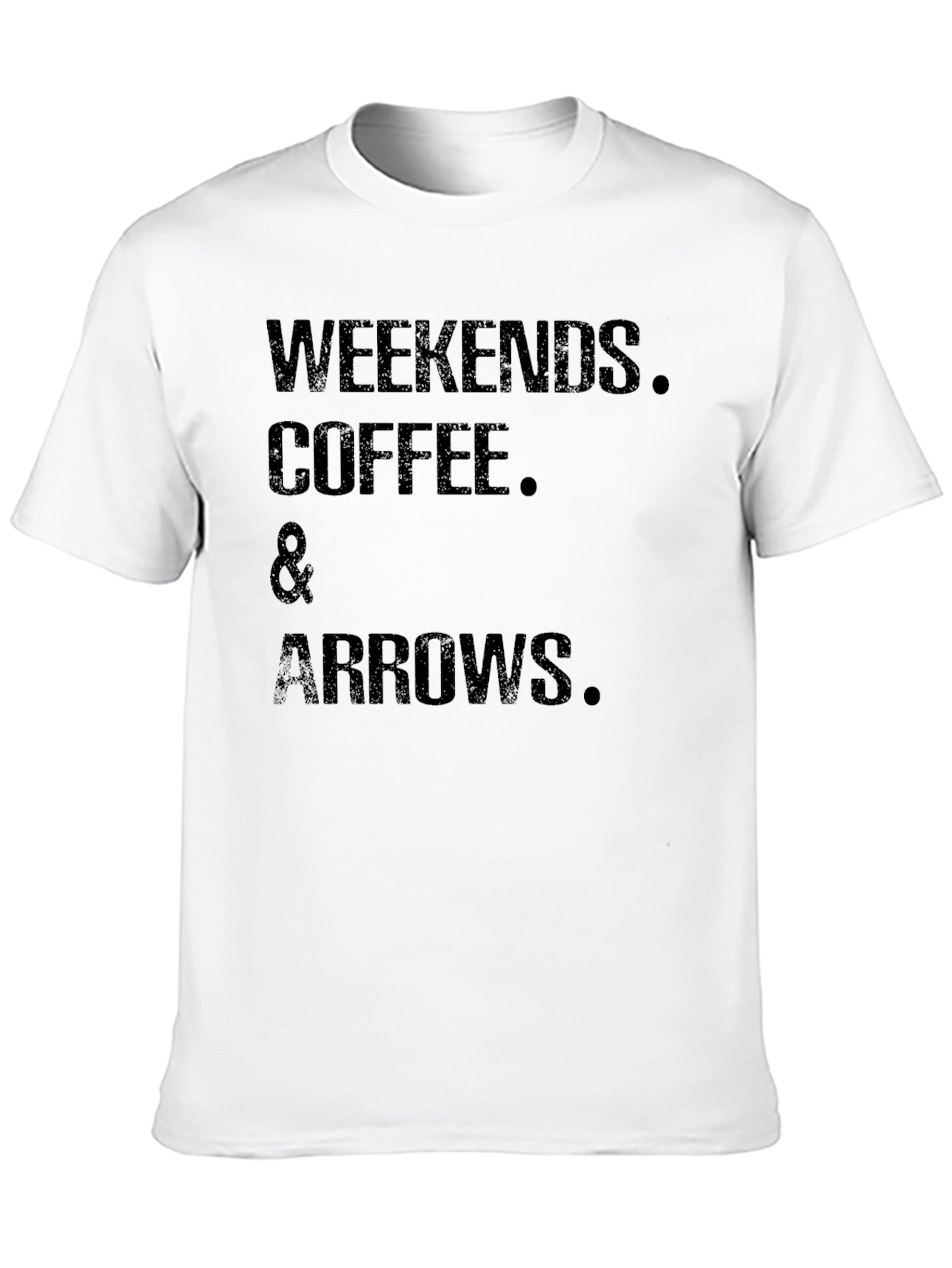 Weekends Coffee & Arrows - Graphic T-Shirt