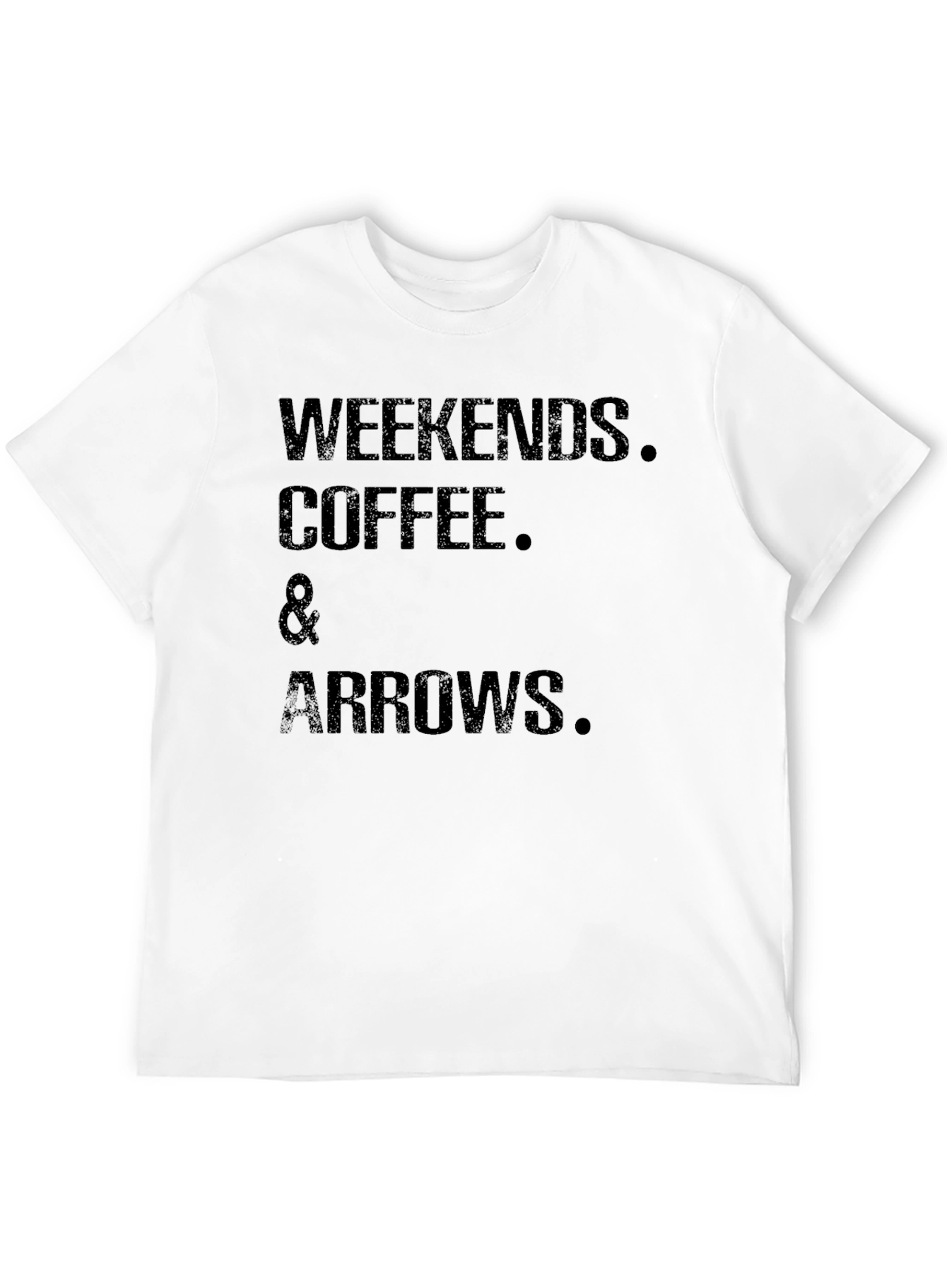 Weekends Coffee & Arrows - Graphic T-Shirt