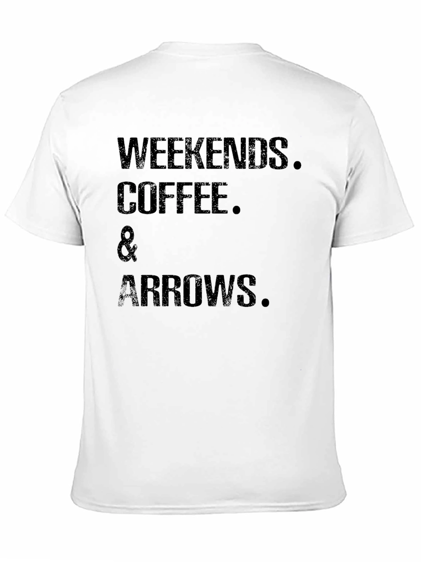 Weekends Coffee & Arrows - Graphic T-Shirt