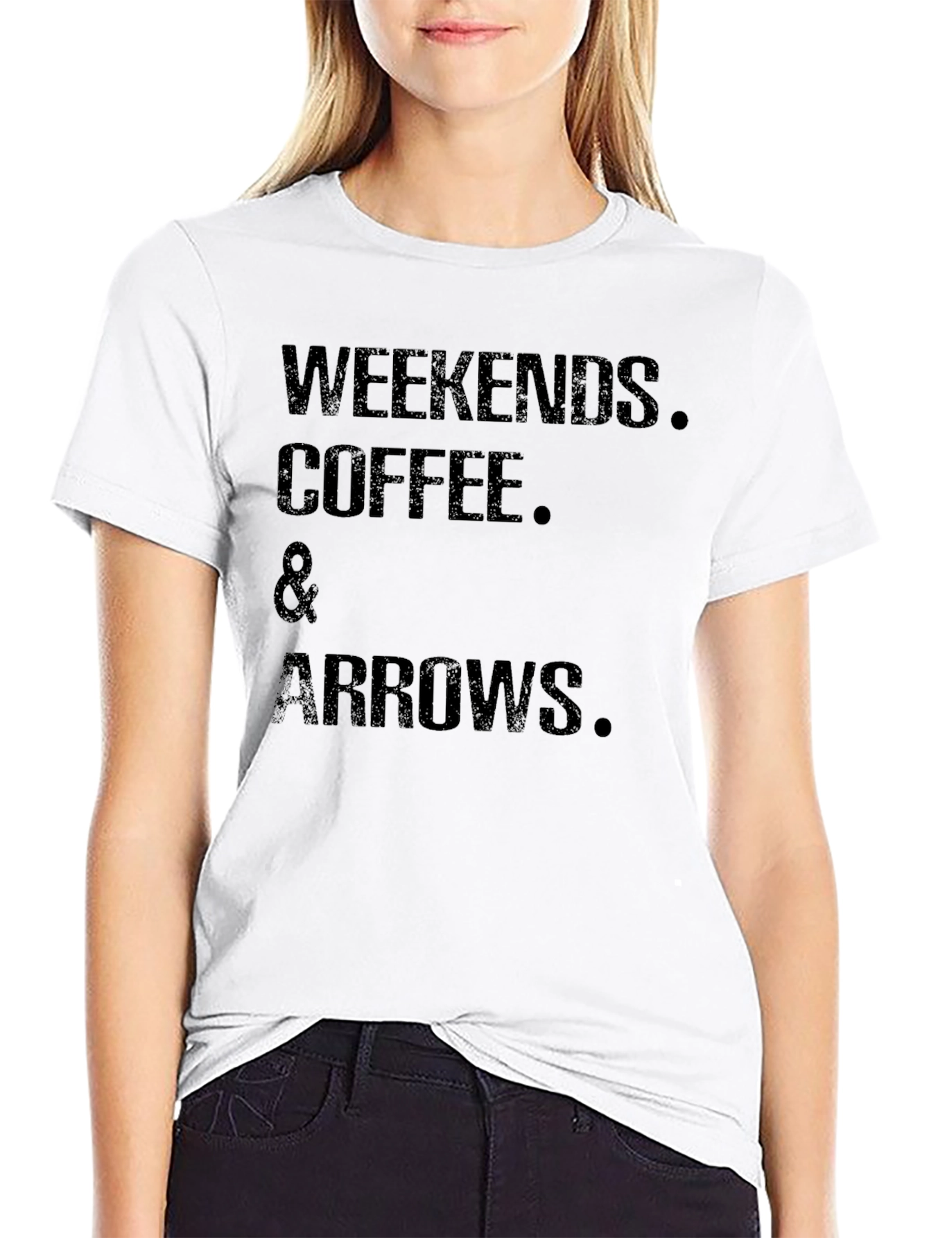 Weekends Coffee & Arrows - Graphic T-Shirt