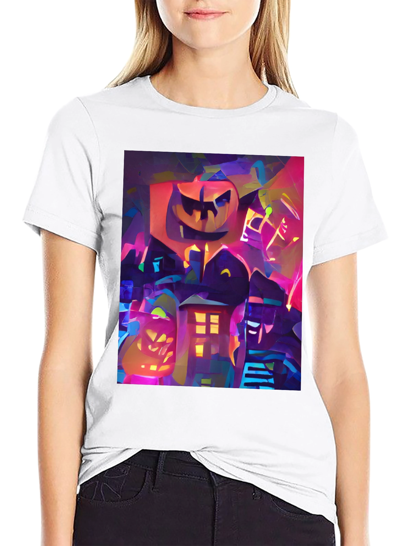 Halloween Art Black T-Shirt