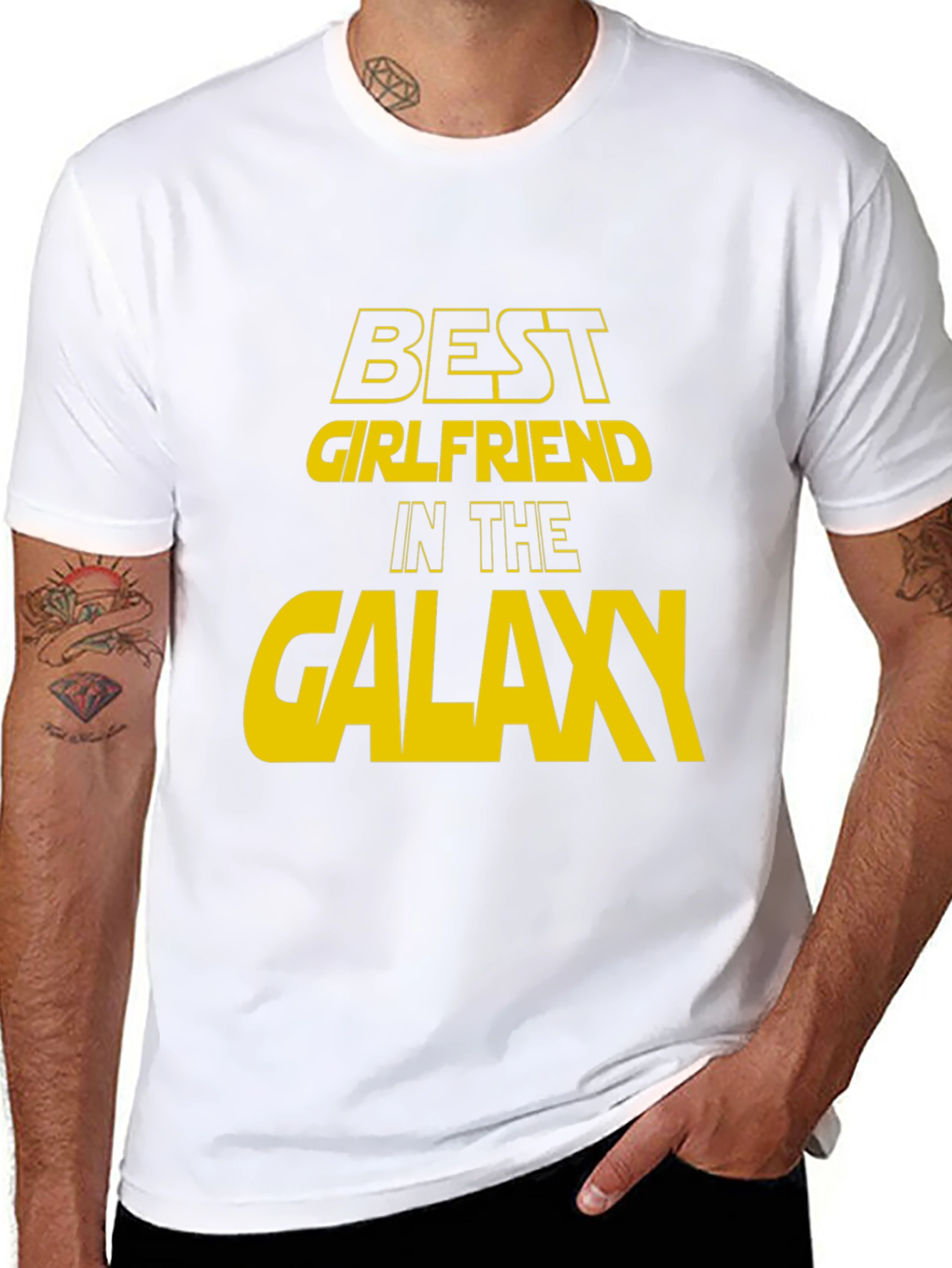 Best Girlfriend in the Galaxy Graphic T-Shirt