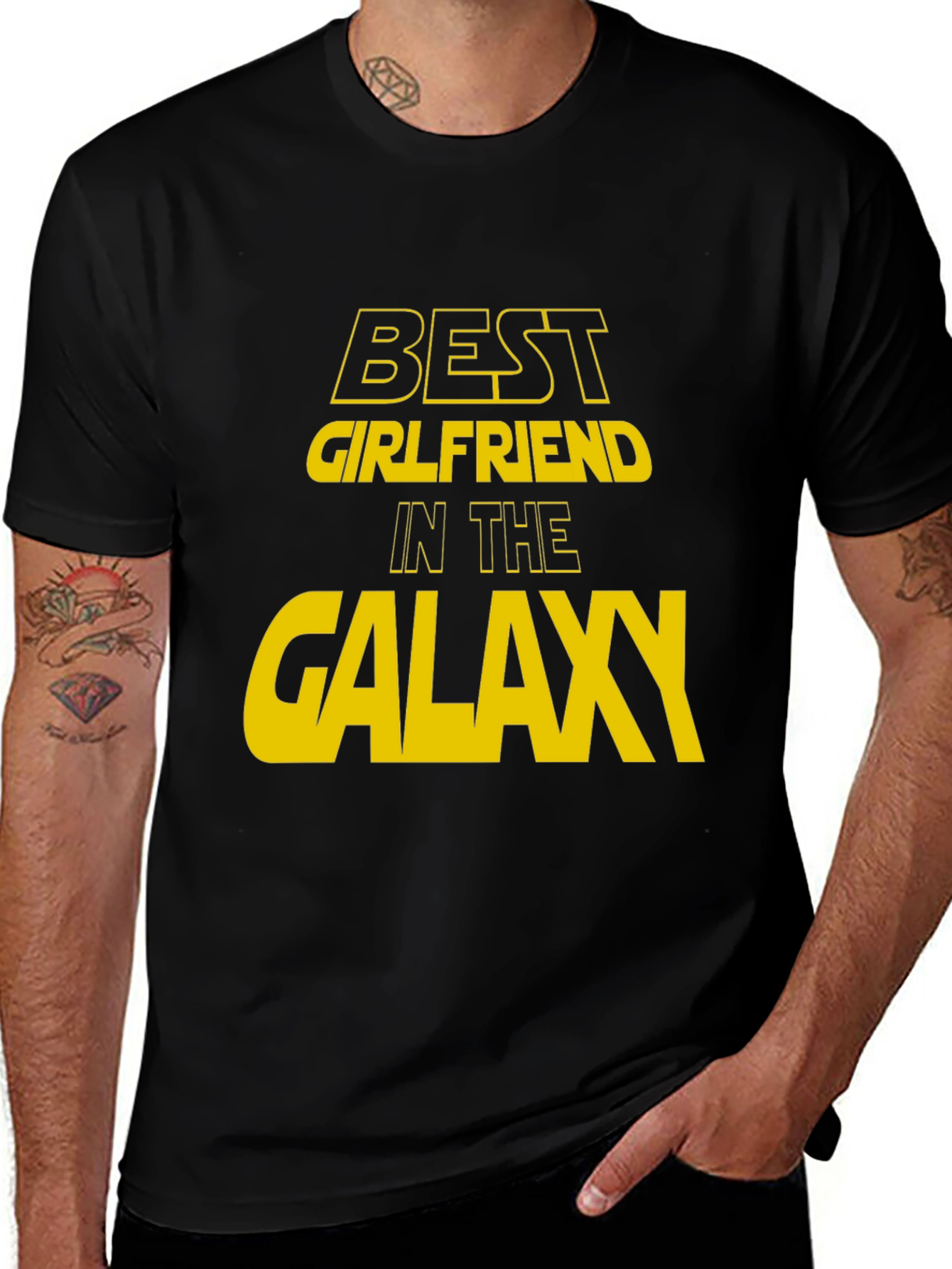 Best Girlfriend in the Galaxy Graphic T-Shirt