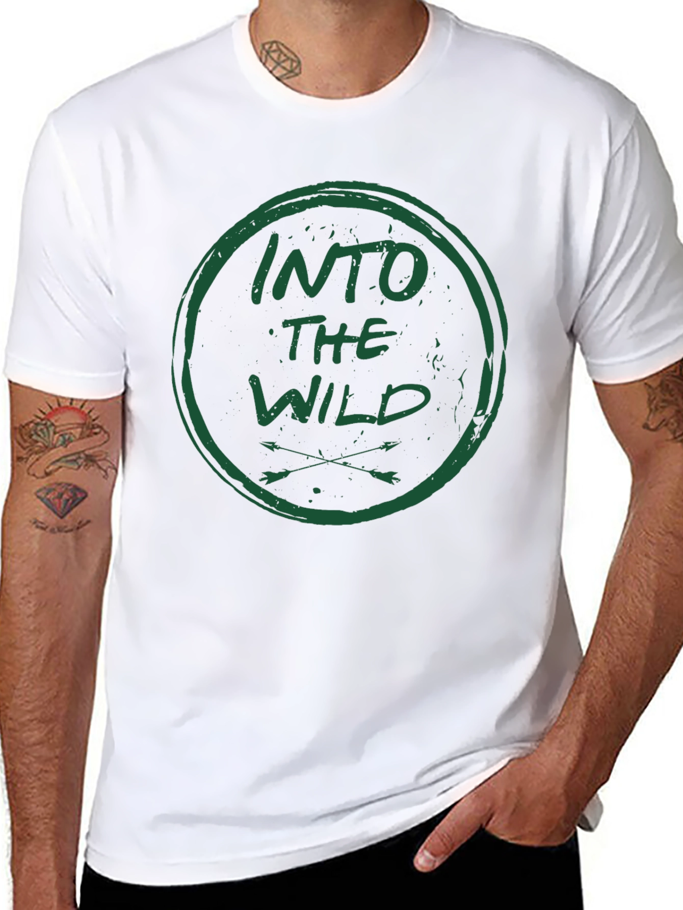 Into The Wild Graphic Tee - Nature Adventure Shirt