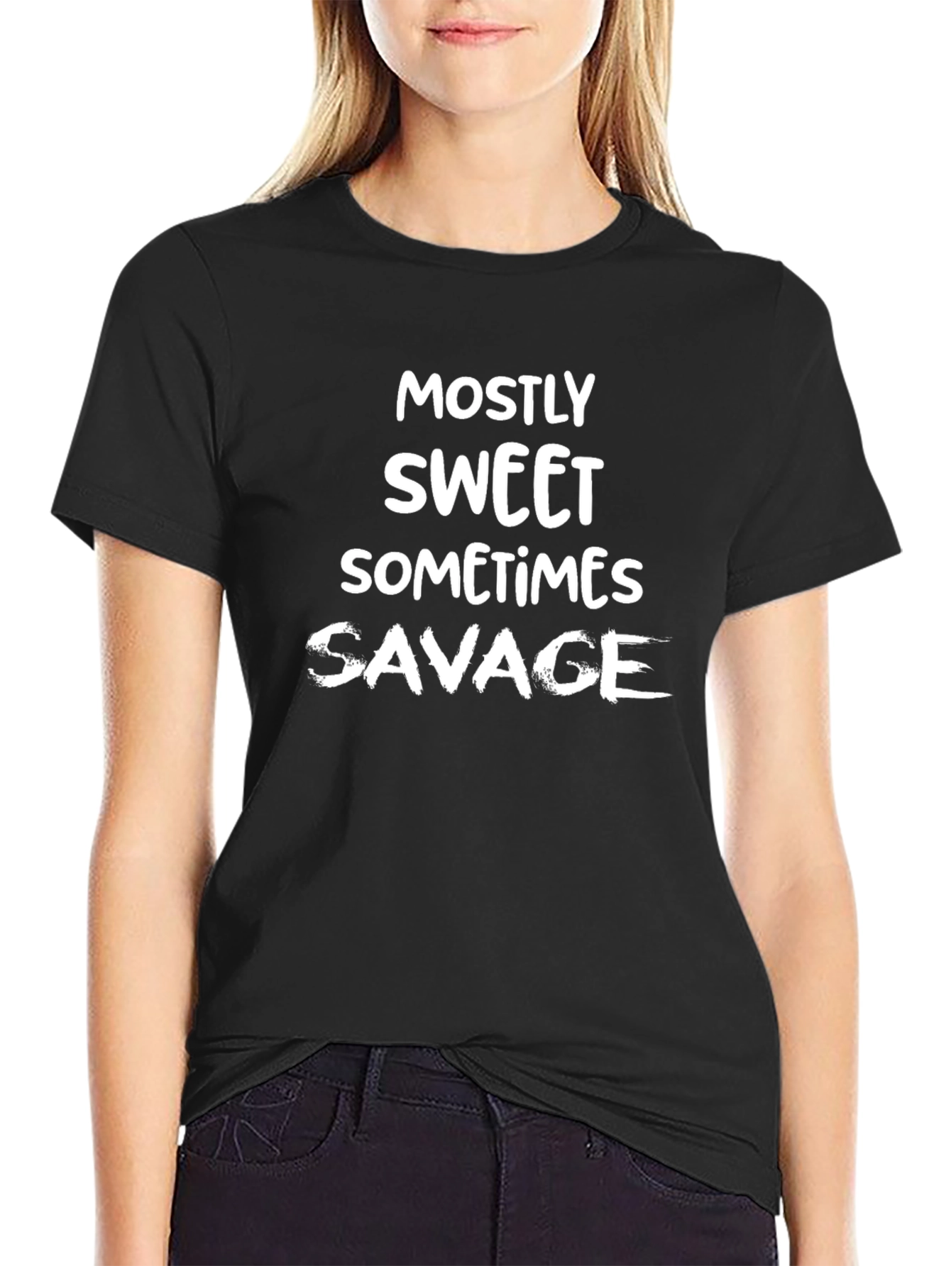 Mostly Sweet Sometimes Savage Graphic T-Shirt