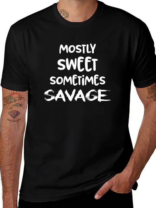 Mostly Sweet Sometimes Savage Graphic T-Shirt