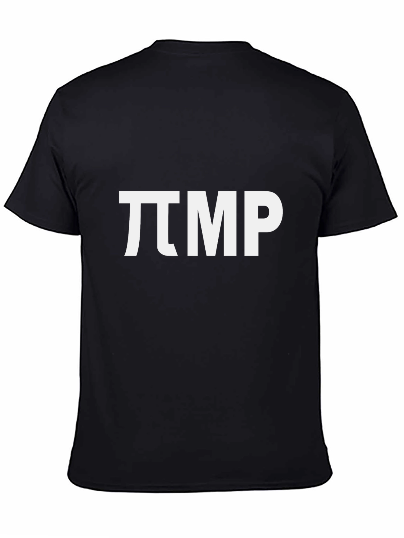 Pi Day TMP Funny Black Graphic T-Shirt