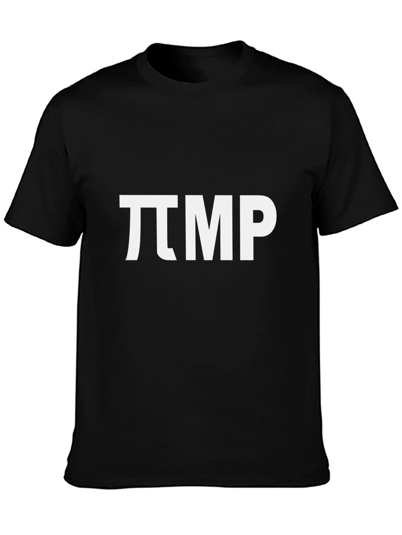 Pi Day TMP Funny Black Graphic T-Shirt