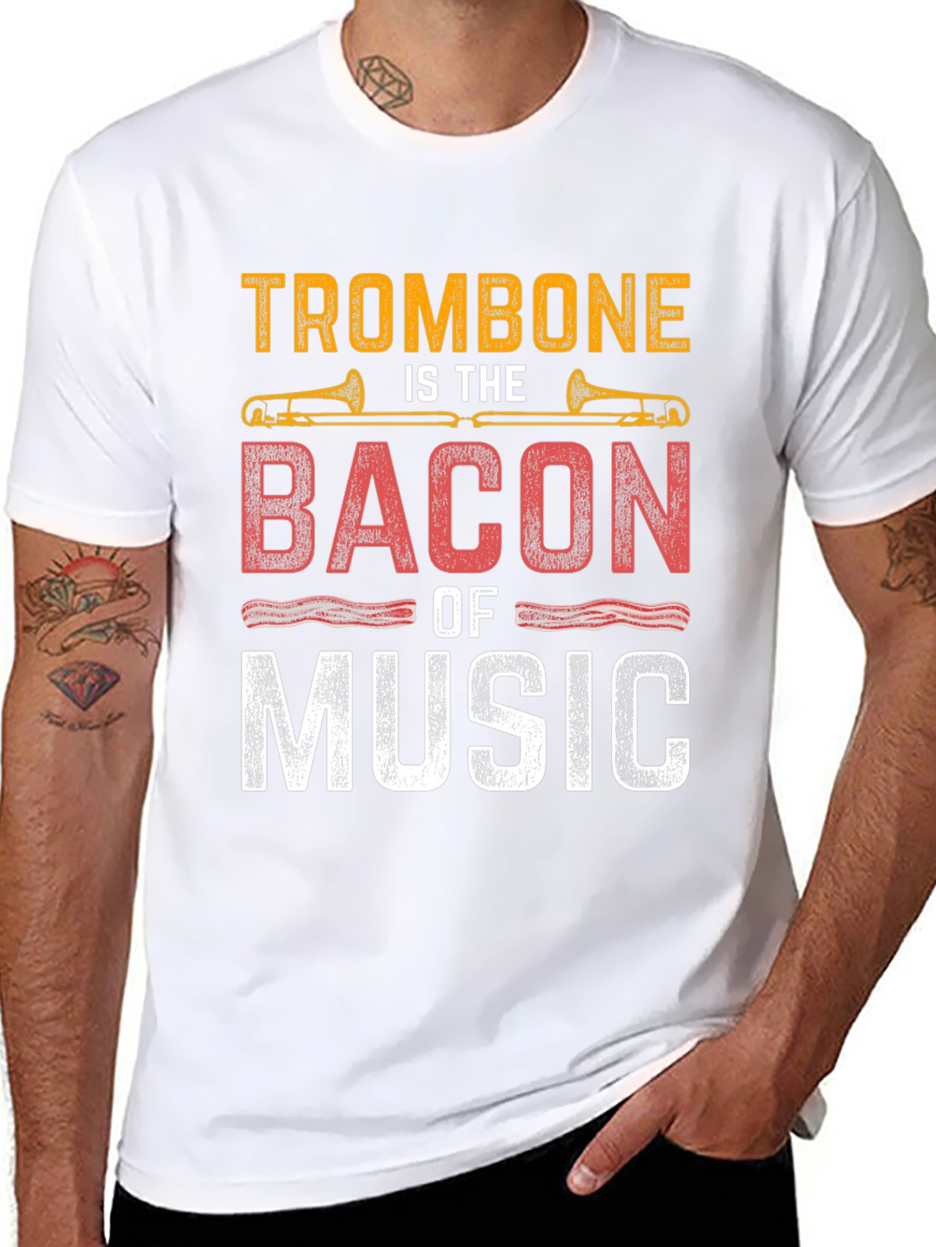 Trombone is The Bacon of Music T-Shirt