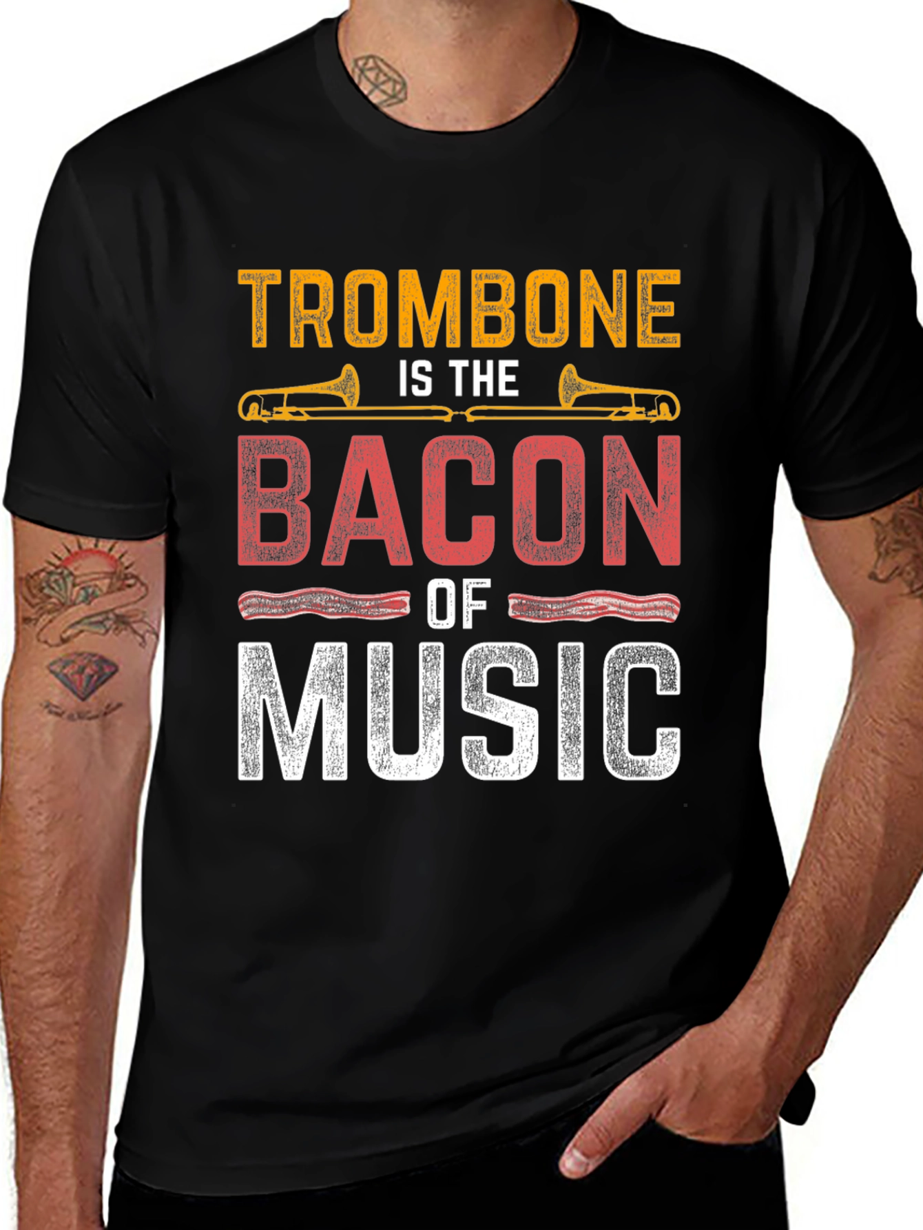 Trombone is The Bacon of Music T-Shirt