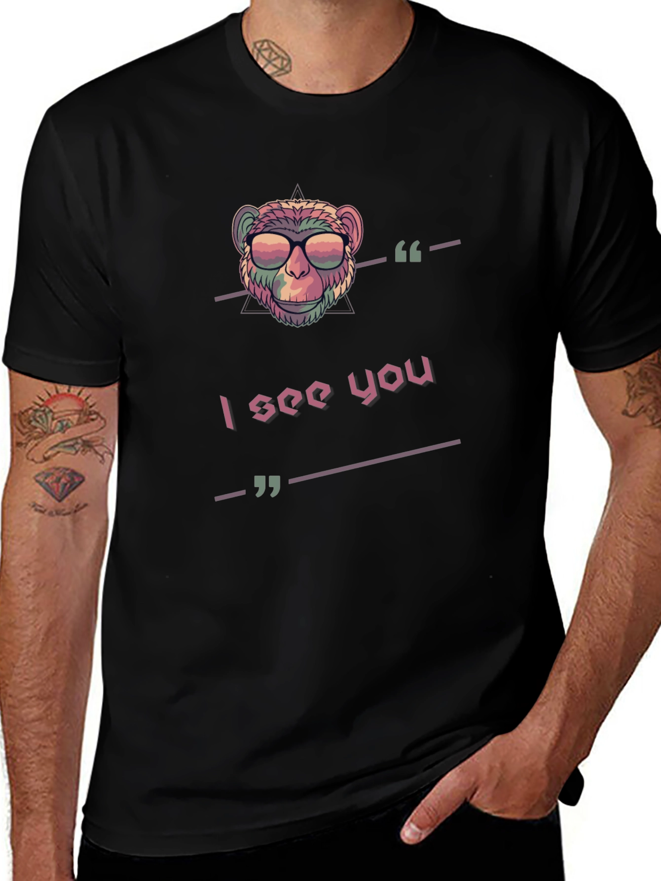Cool Monkey Graphic T-Shirt - Unisex Cotton Tee