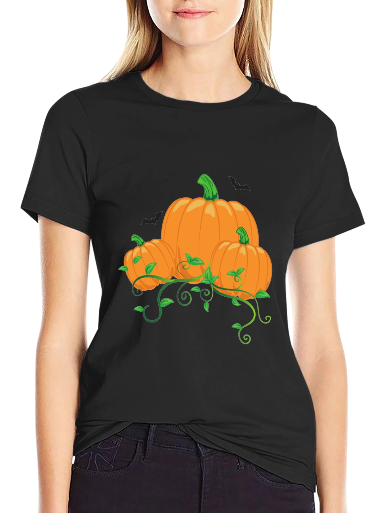 Halloween Pumpkin T-Shirt - Spooky Season Apparel