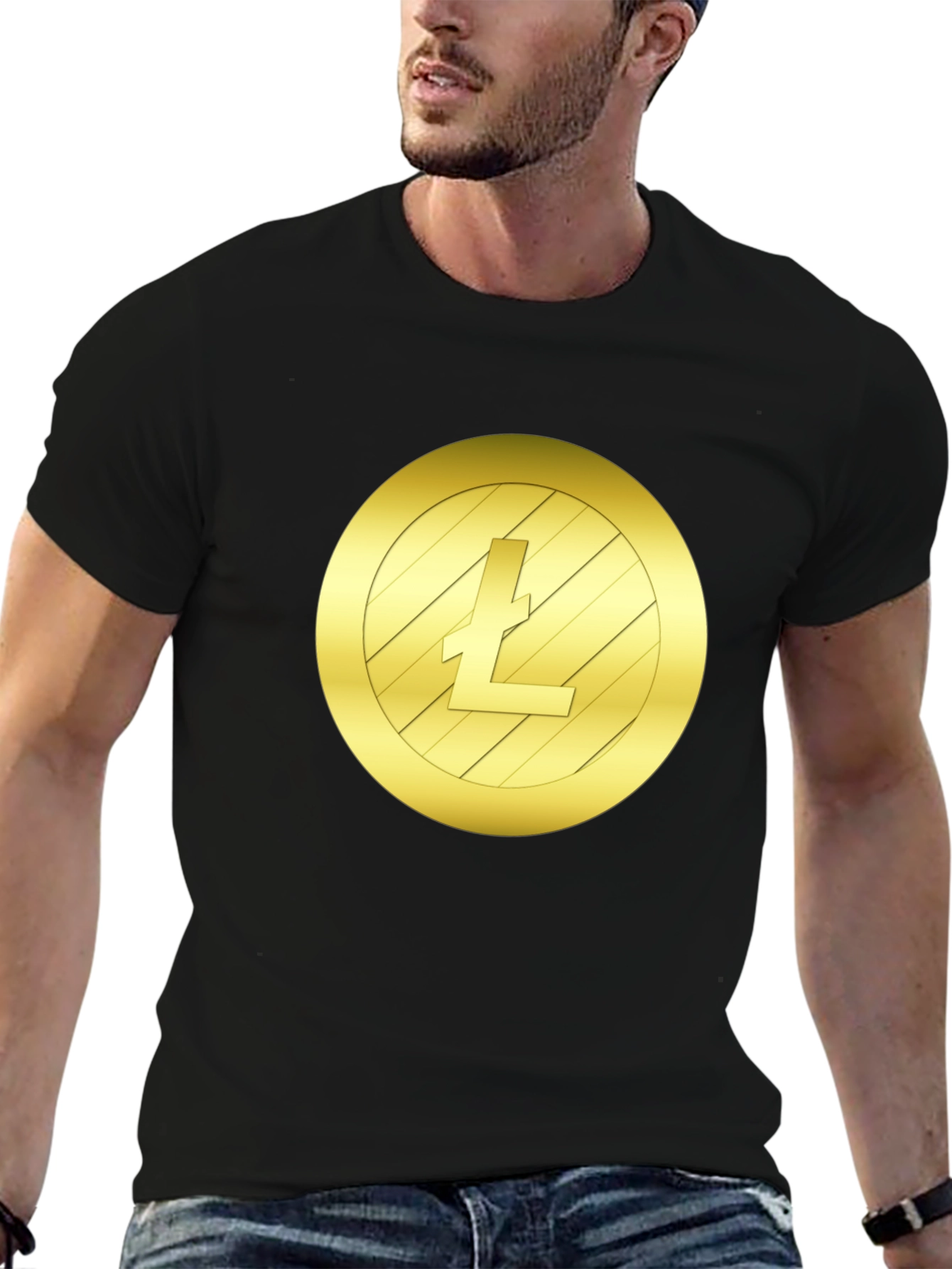 Litecoin Logo Graphic Tee - Crypto Fashion