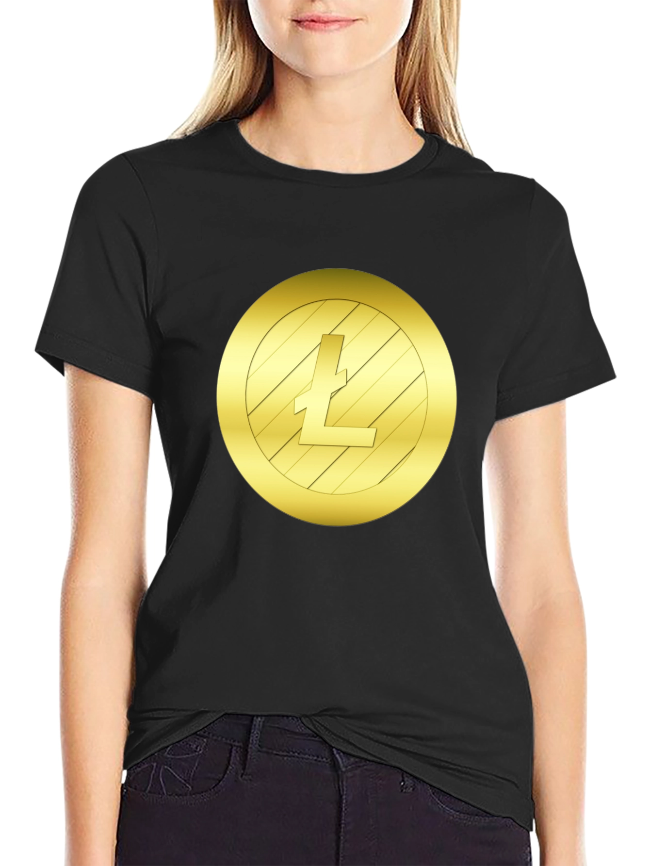 Litecoin Logo Graphic Tee - Crypto Fashion